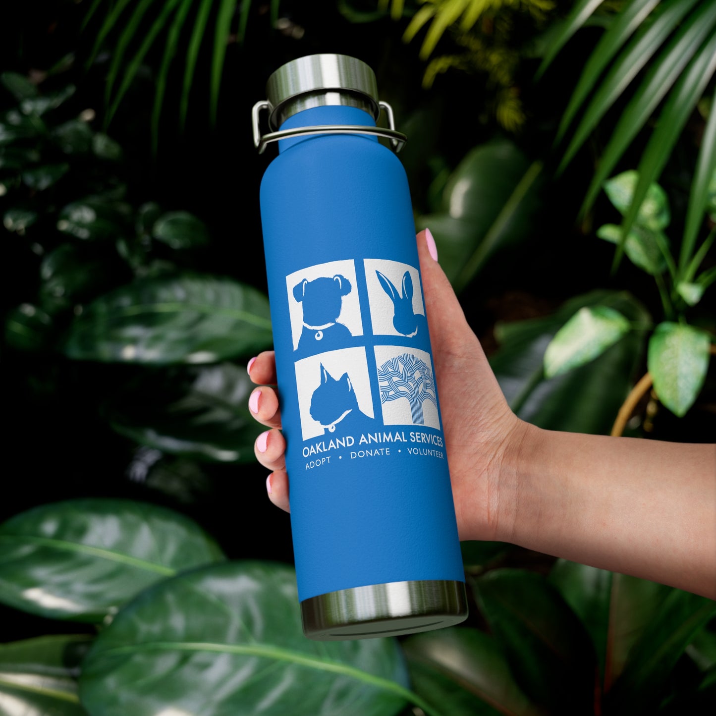 OAS Logo Copper Vacuum Insulated Bottle, 22oz