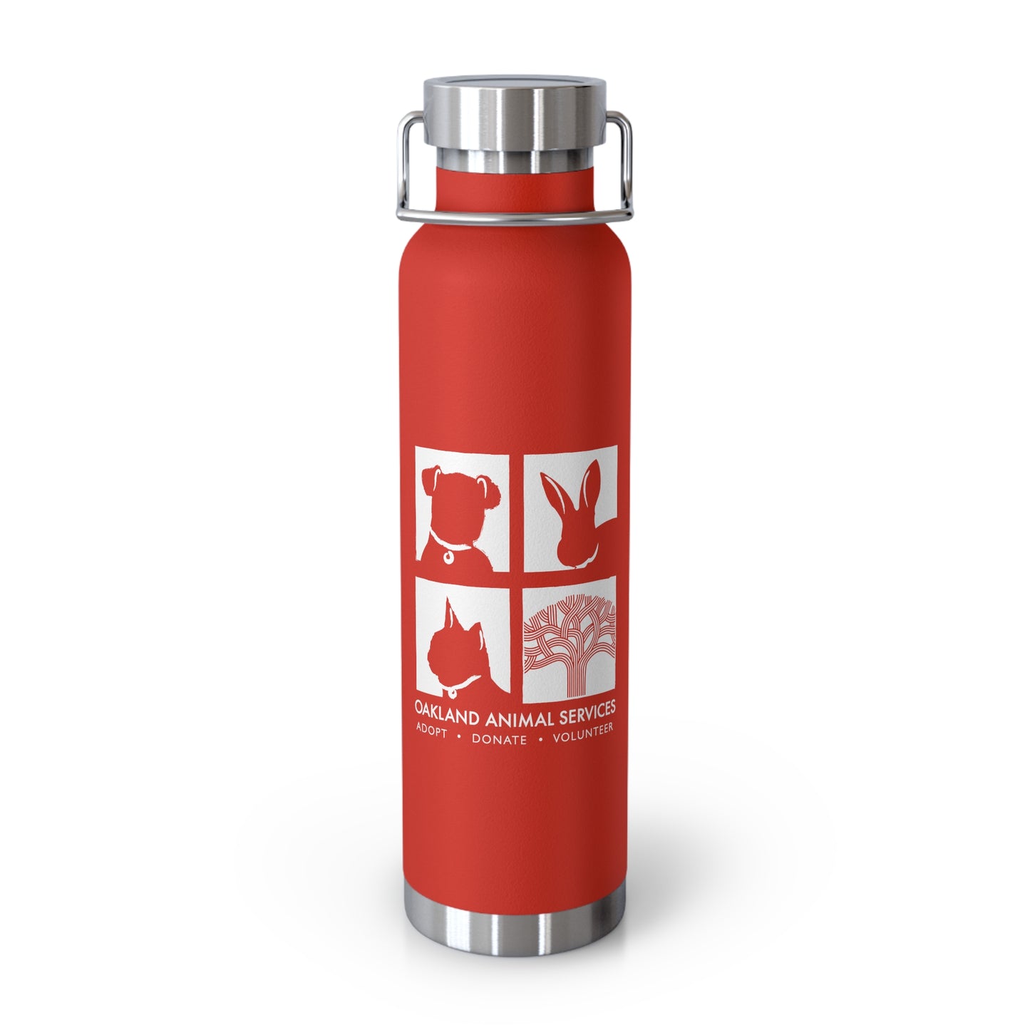OAS Logo Copper Vacuum Insulated Bottle, 22oz