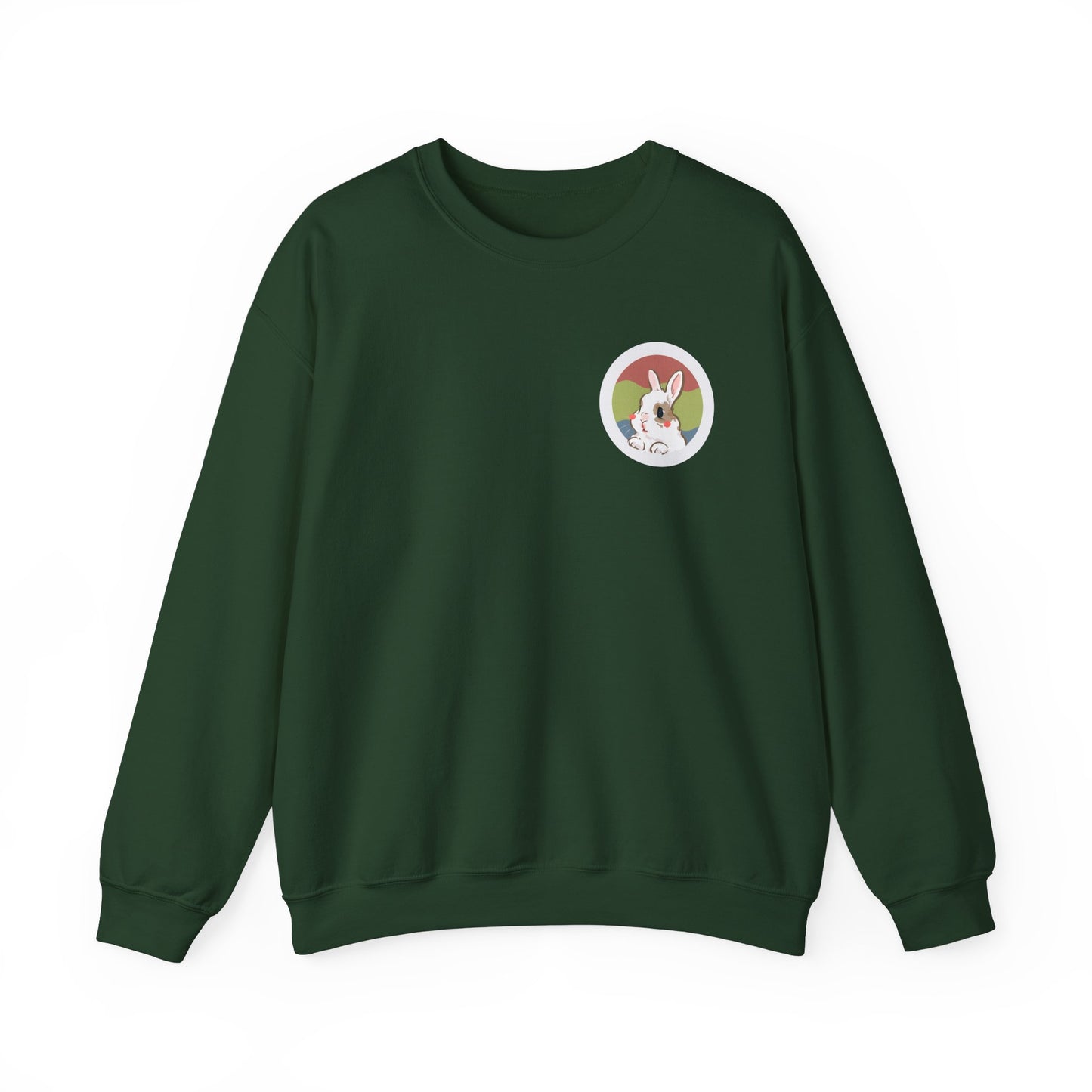Bunny Unisex Crewneck Sweatshirt for Animal Lovers