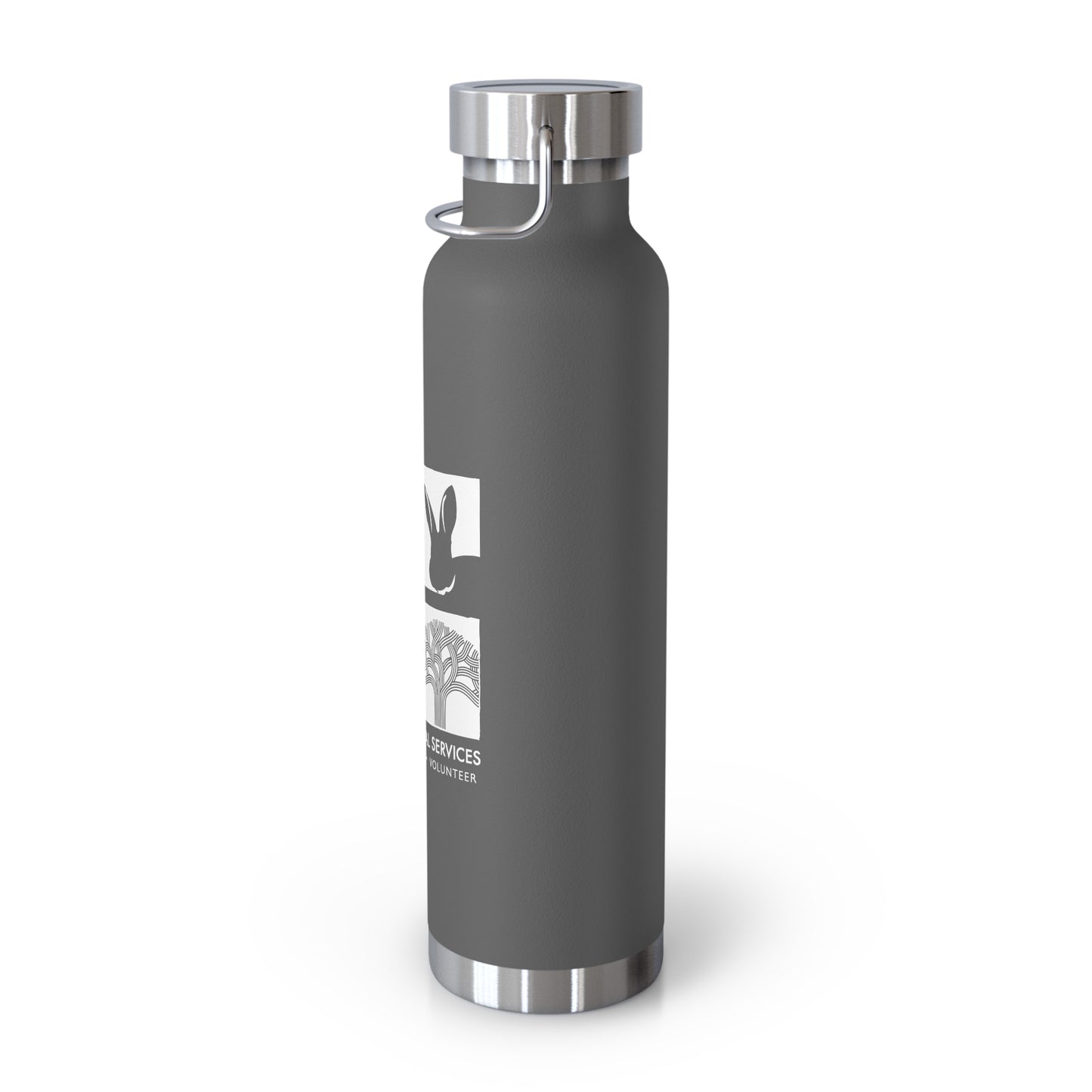 OAS Logo Copper Vacuum Insulated Bottle, 22oz