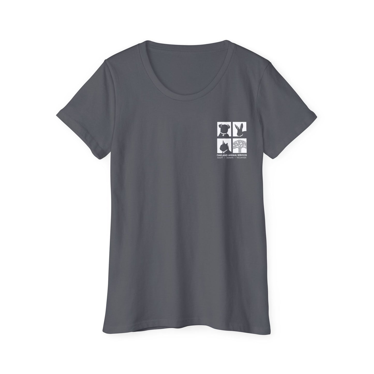 Spay and Neuter Back Printed Women's Organic Short Sleeve T-Shirt