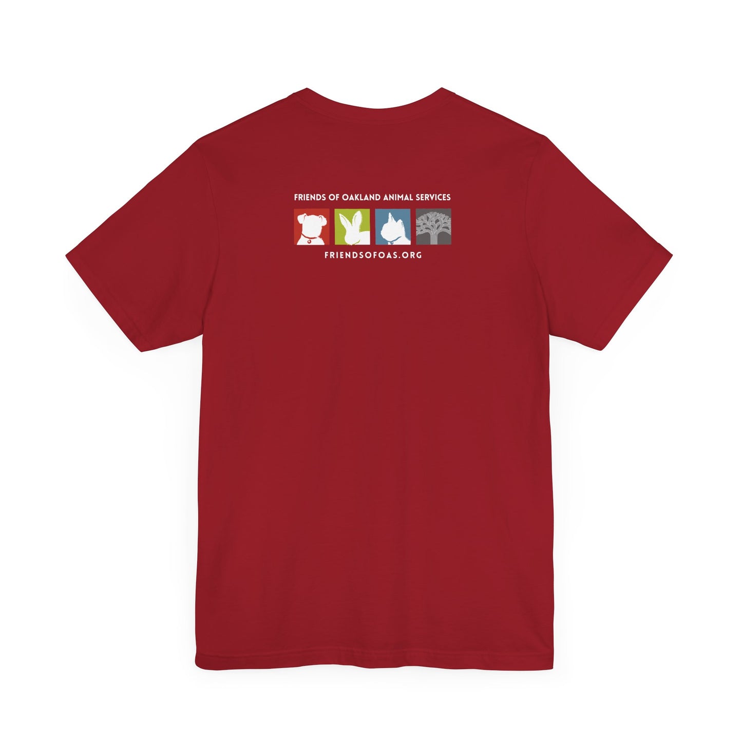 Baseball Friends of Oakland Animal Services Tee - Unisex Jersey Short Sleeve Animal Lovers Shirt