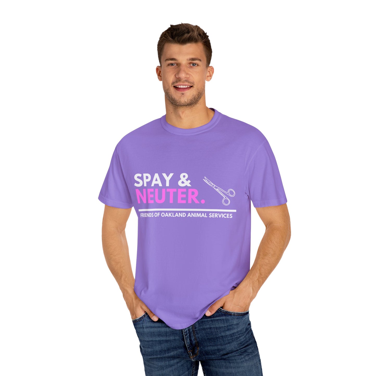 Spay & Neuter - Unisex Garment Dyed T-Shirt
