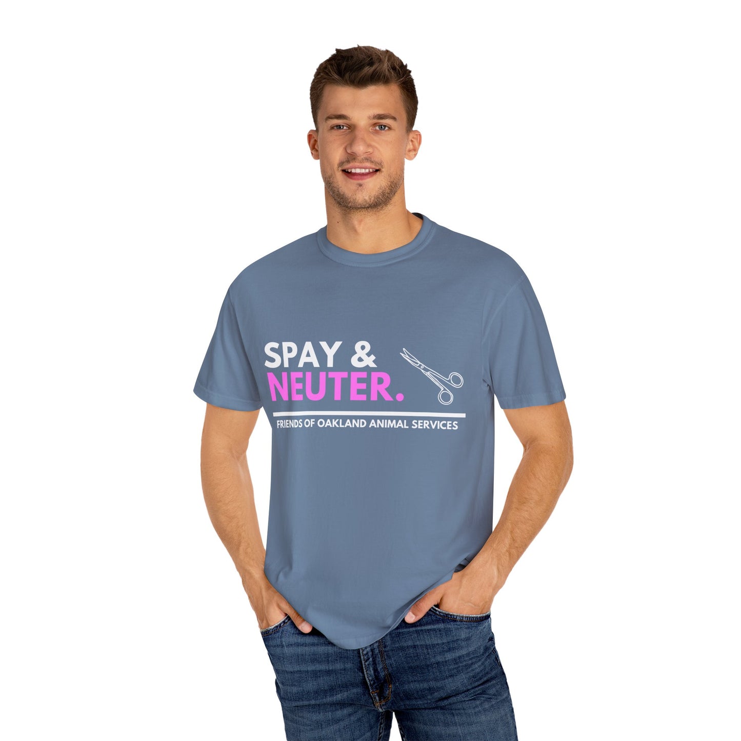 Spay & Neuter - Unisex Garment Dyed T-Shirt
