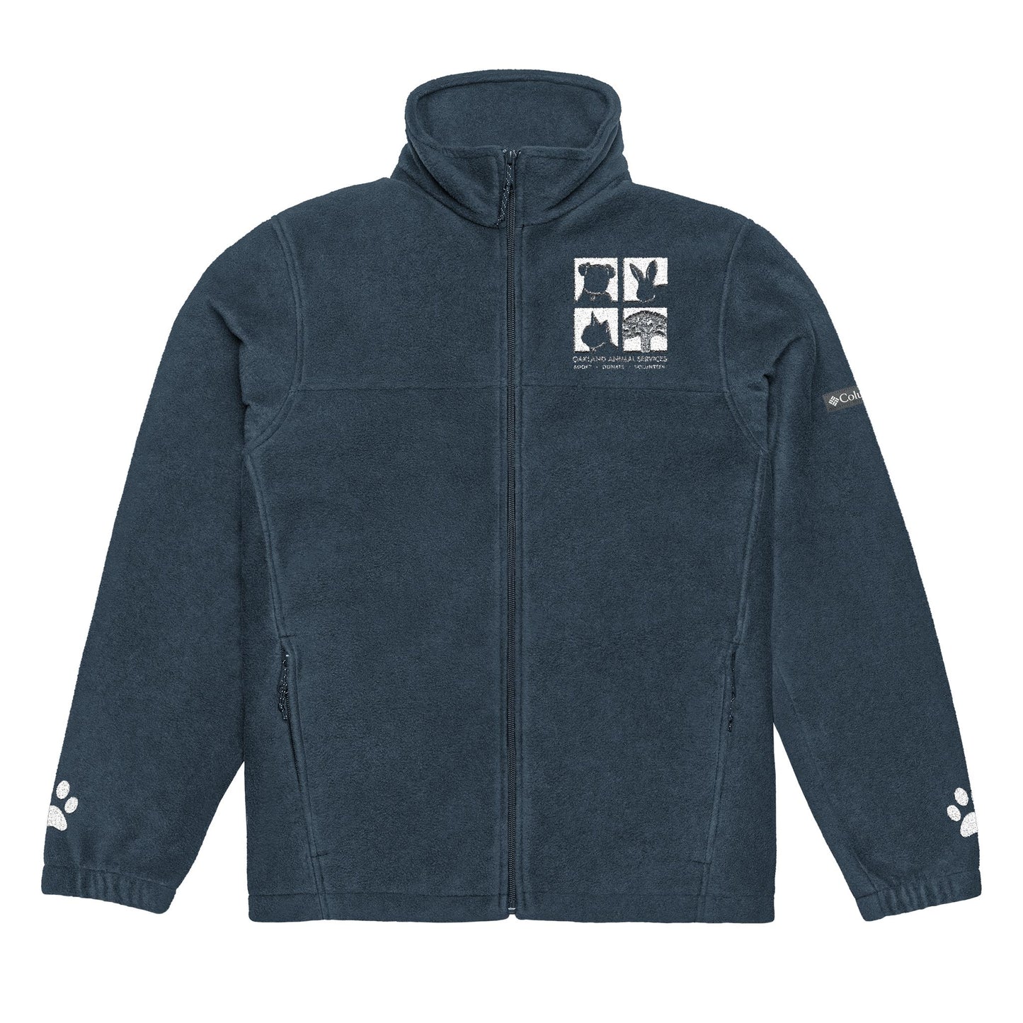 OAS Logo Unisex Columbia Fleece Jacket - Embroidered Outdoor Adventure Wear