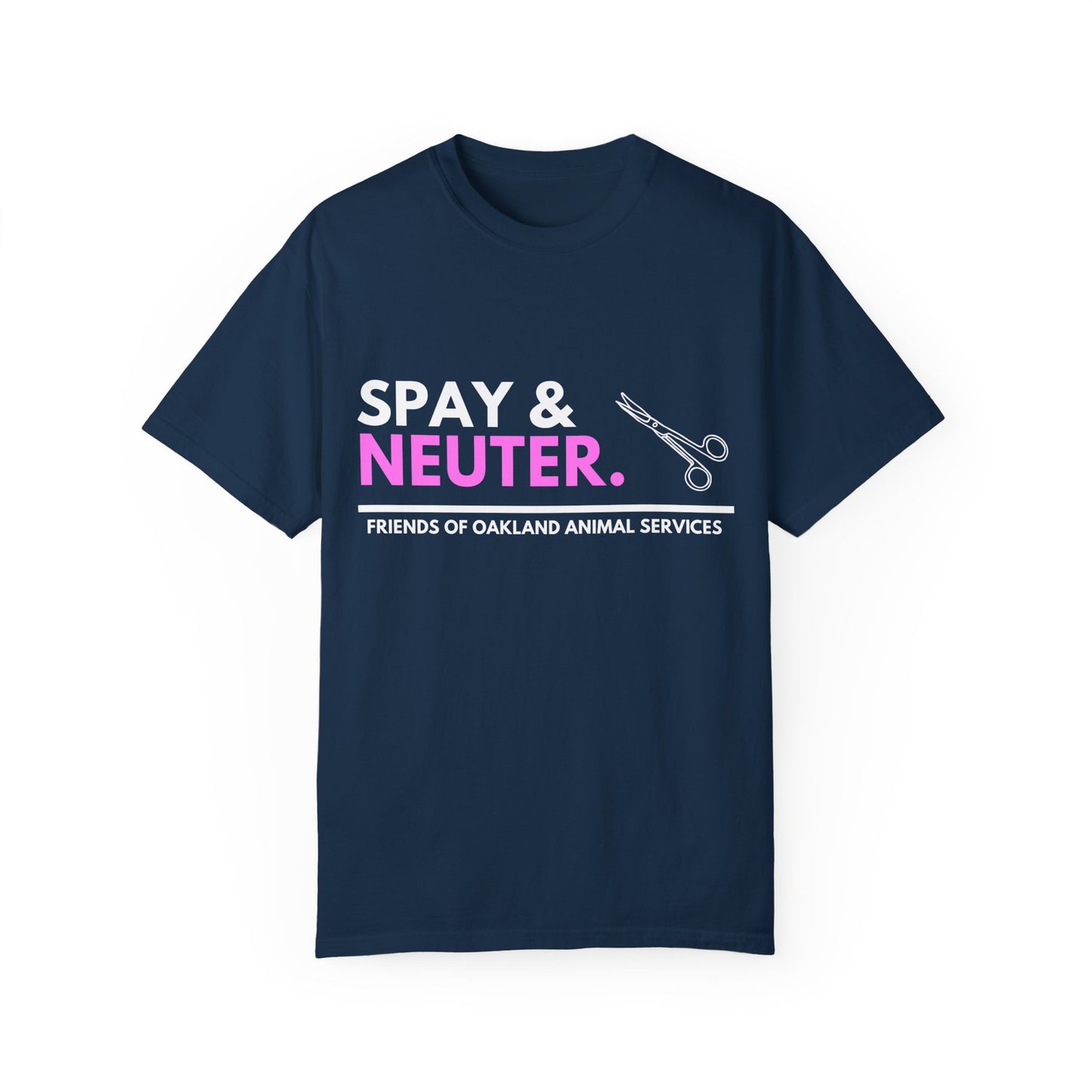 Spay & Neuter - Unisex Garment Dyed T-Shirt