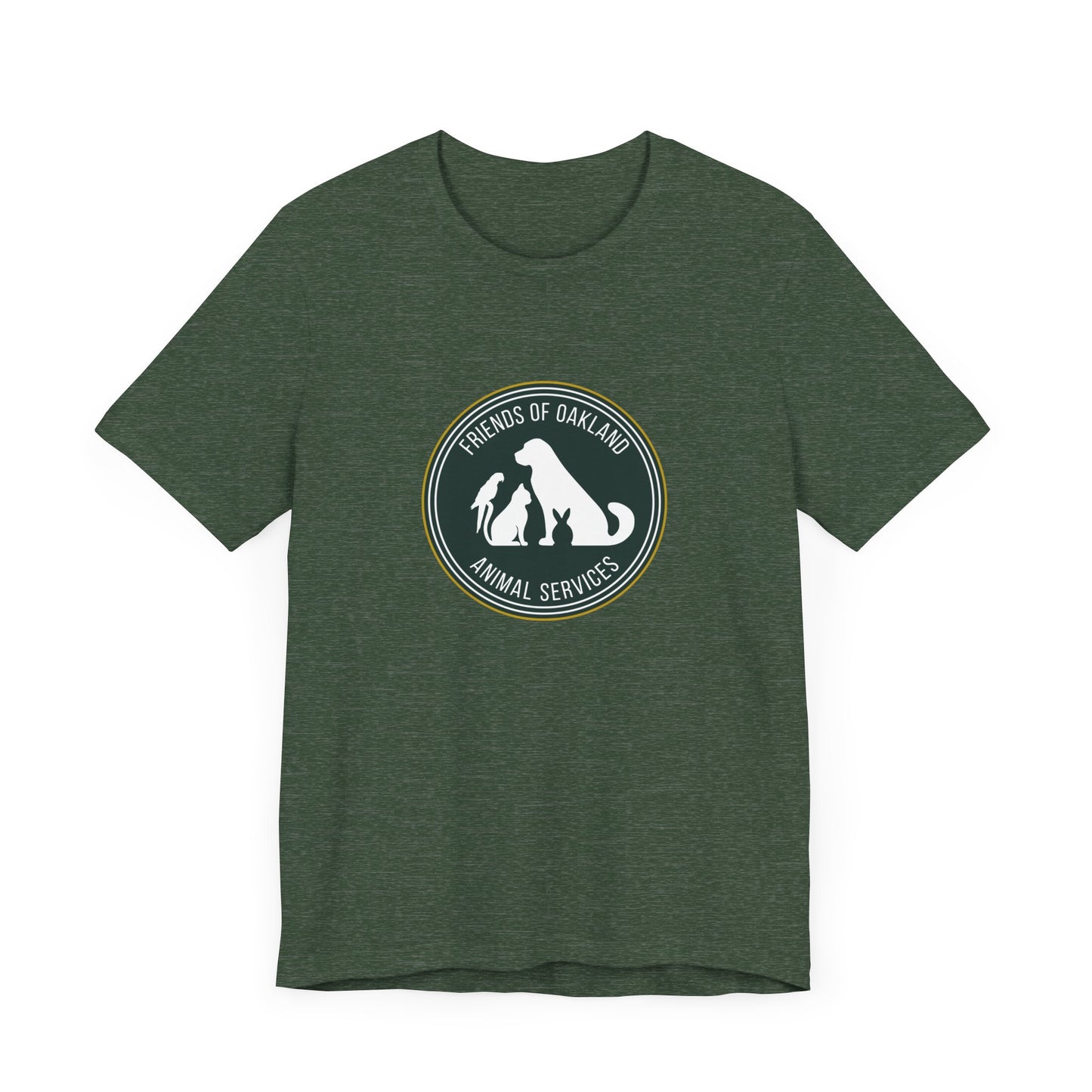 Baseball Friends of Oakland Animal Services Tee - Unisex Jersey Short Sleeve Animal Lovers Shirt