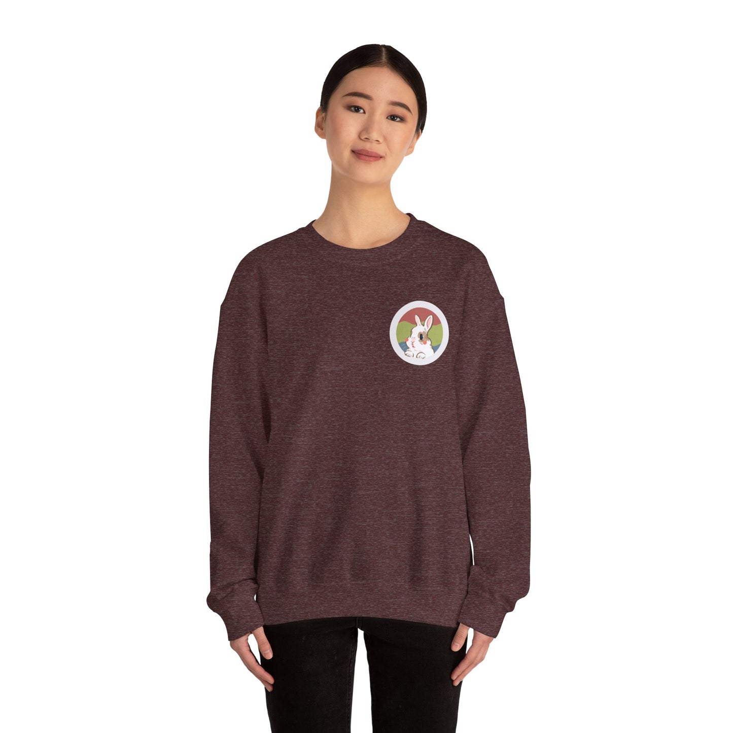 Bunny Unisex Crewneck Sweatshirt for Animal Lovers