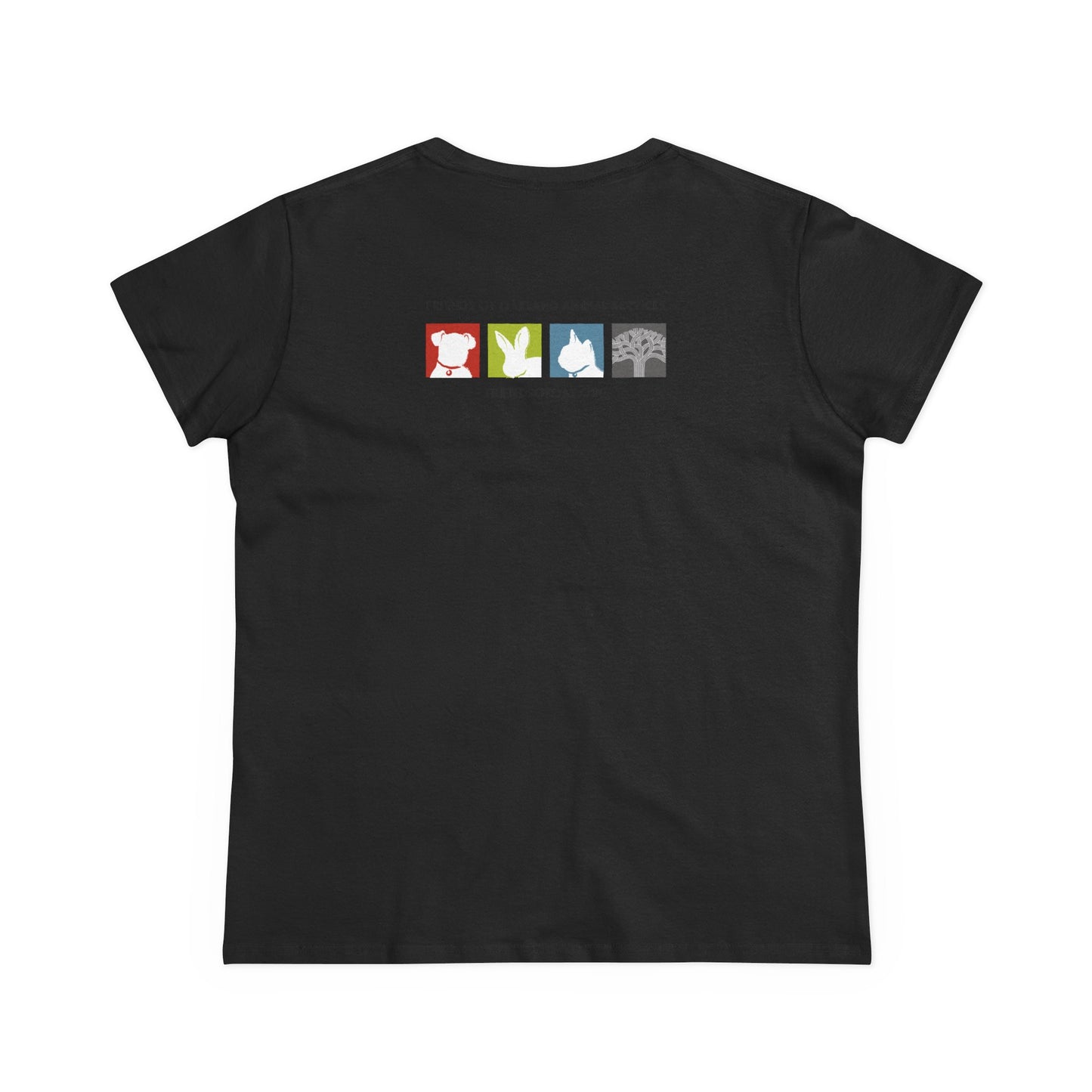 Spay and Neuter Women's Midweight Cotton Tee - Support Animal Welfare