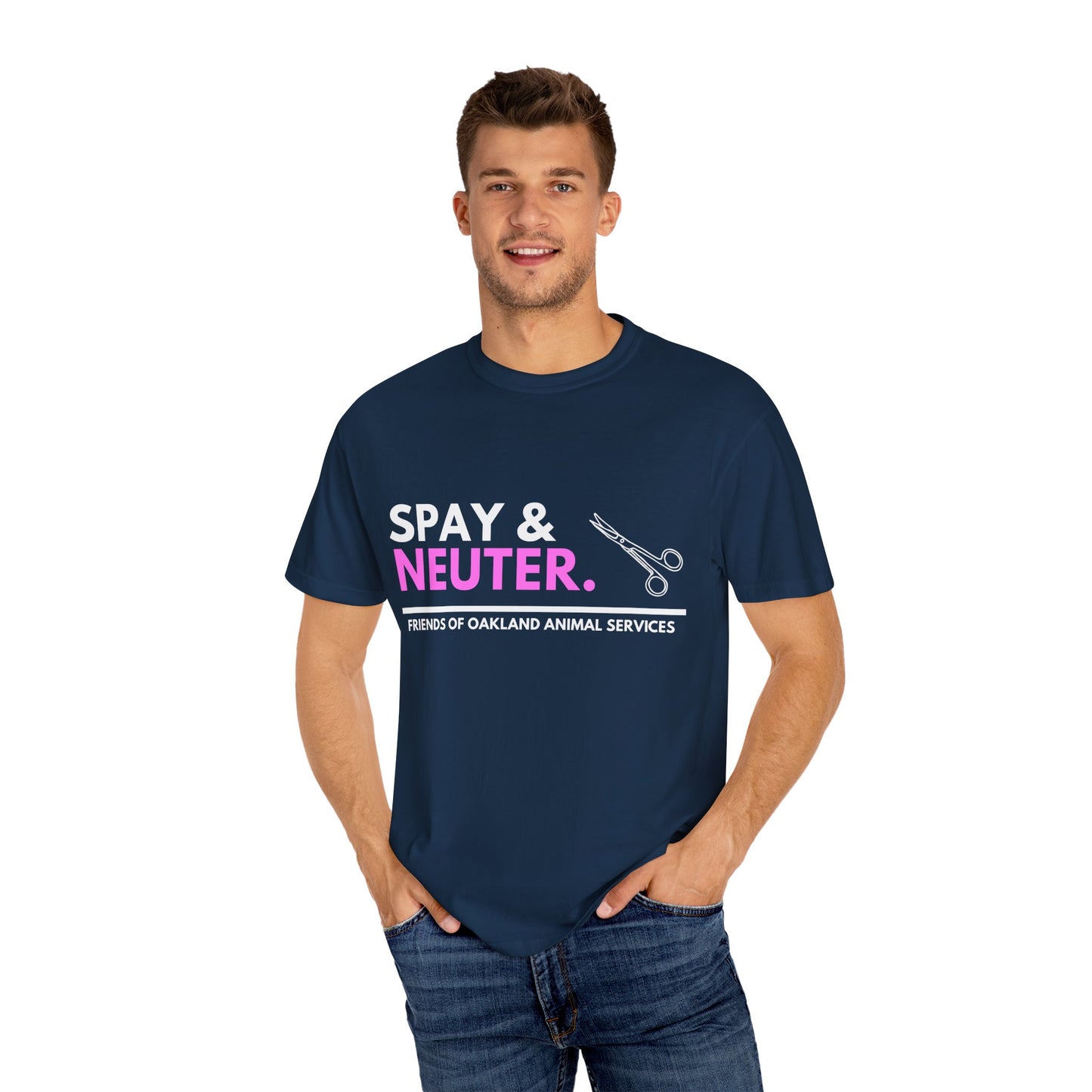 Spay & Neuter - Unisex Garment Dyed T-Shirt