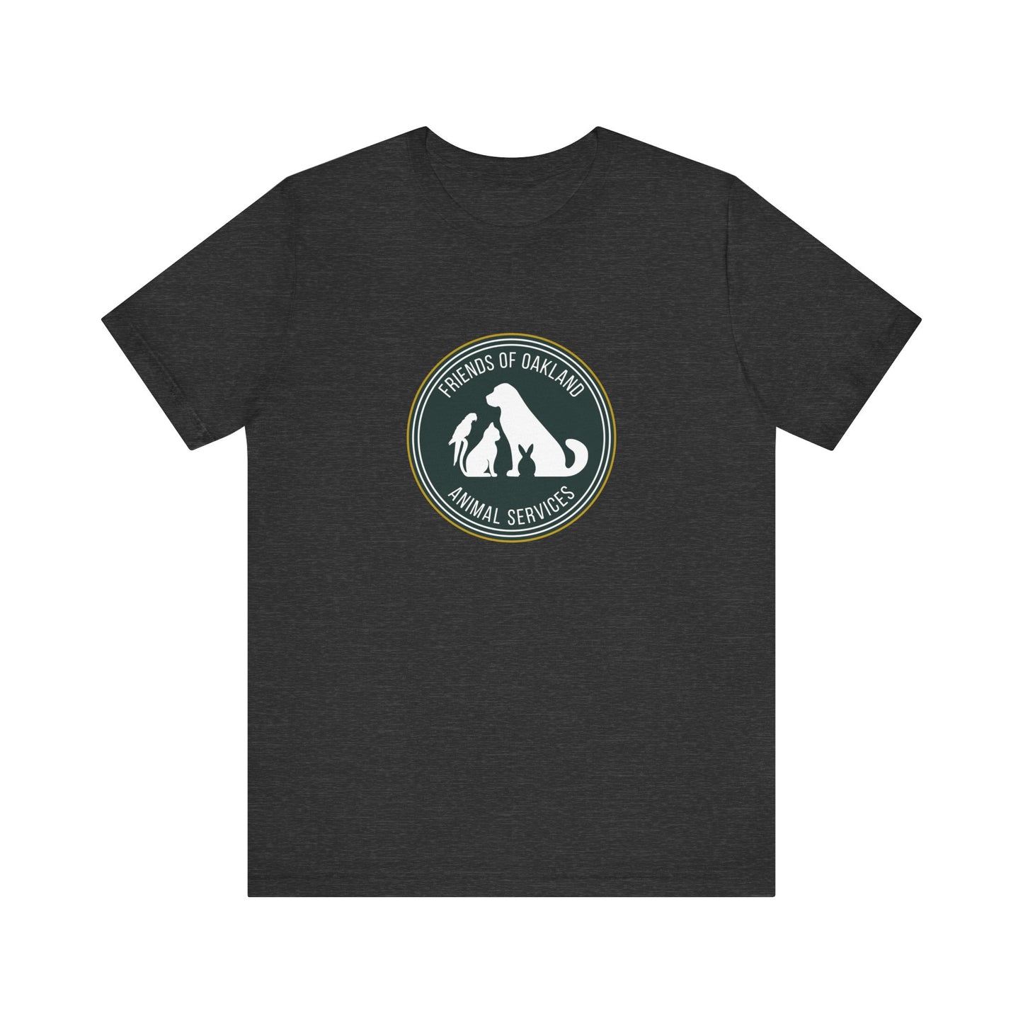 Baseball Friends of Oakland Animal Services Tee - Unisex Jersey Short Sleeve Animal Lovers Shirt