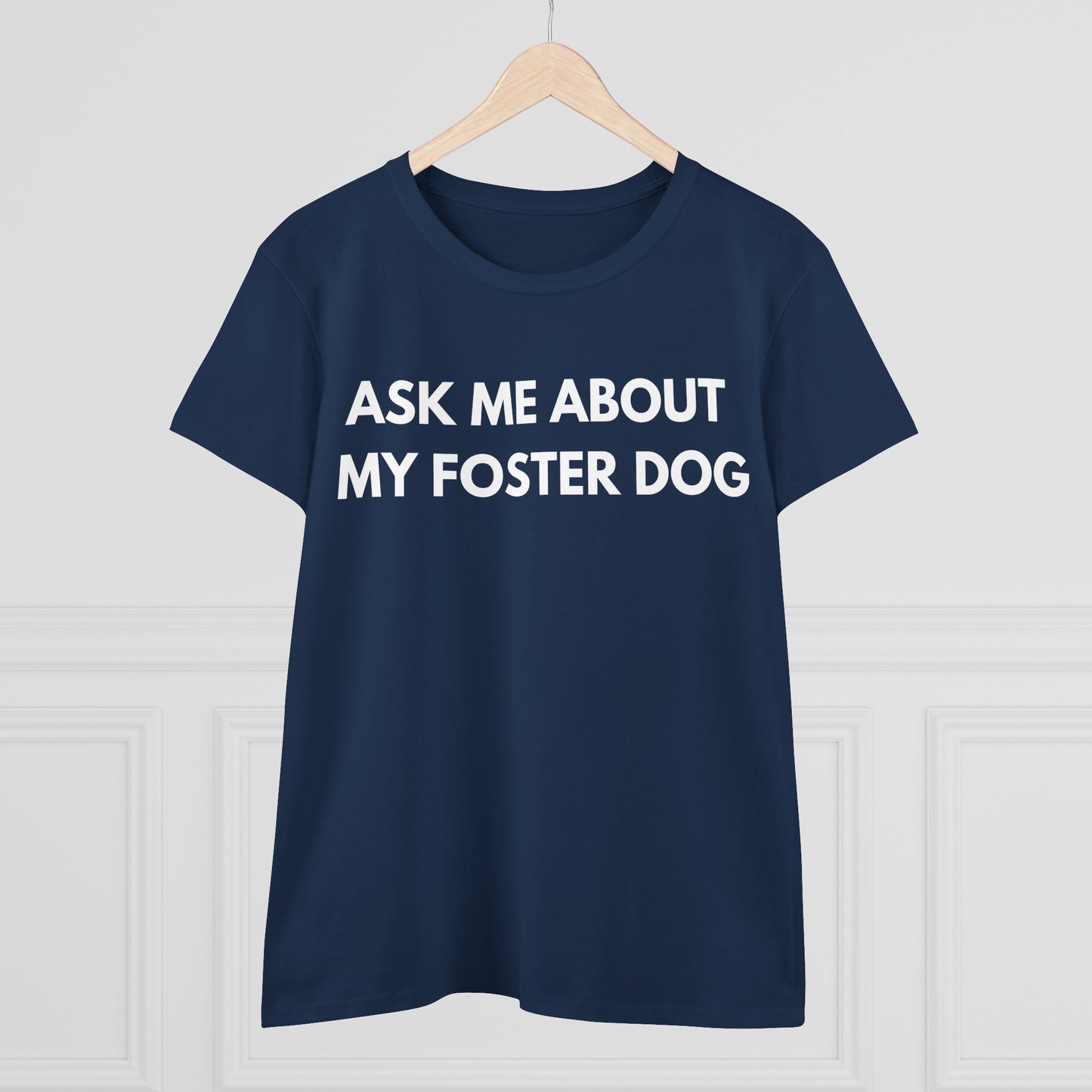 Ask Me -- Women's Midweight Cotton Tee