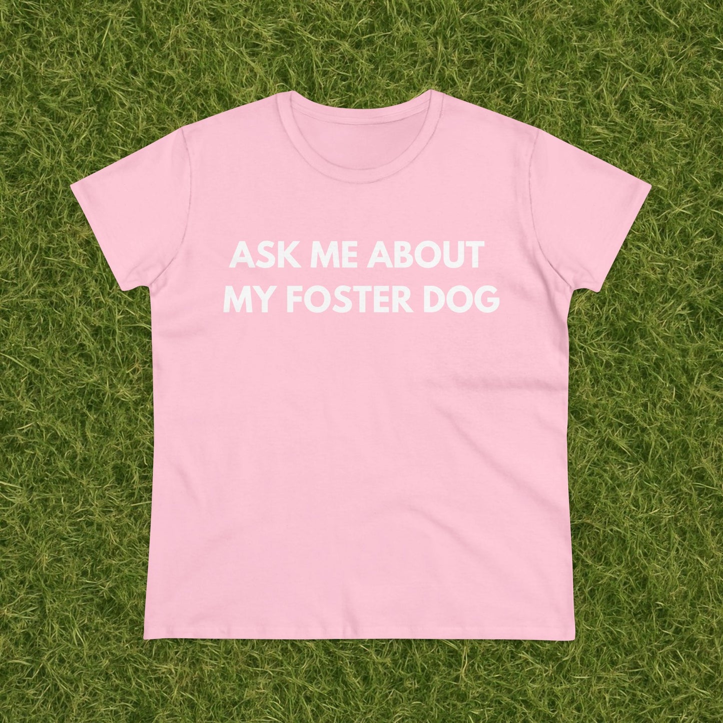 Ask Me -- Women's Midweight Cotton Tee