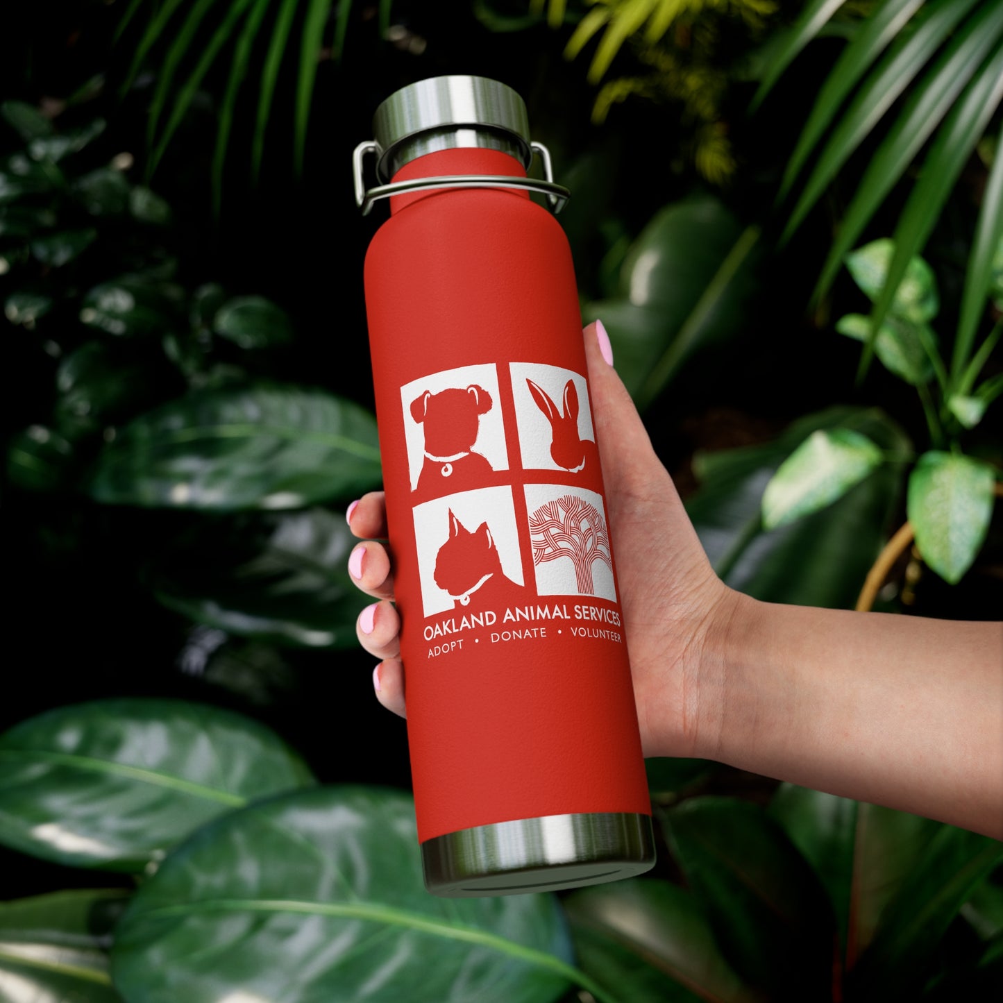 OAS Logo Copper Vacuum Insulated Bottle, 22oz