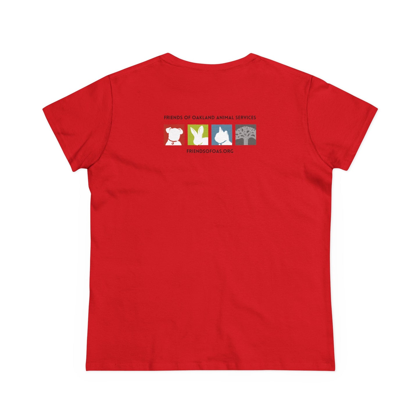 Spay and Neuter Women's Midweight Cotton Tee - Support Animal Welfare