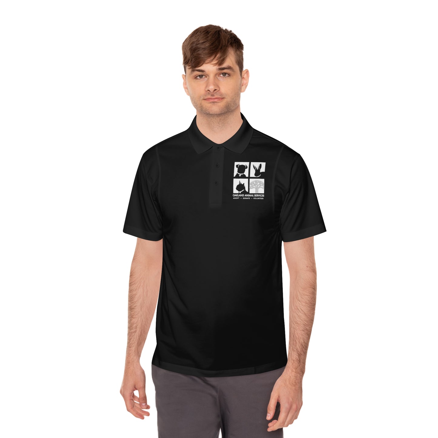 OAS Logo Men's Sport Polo Shirt