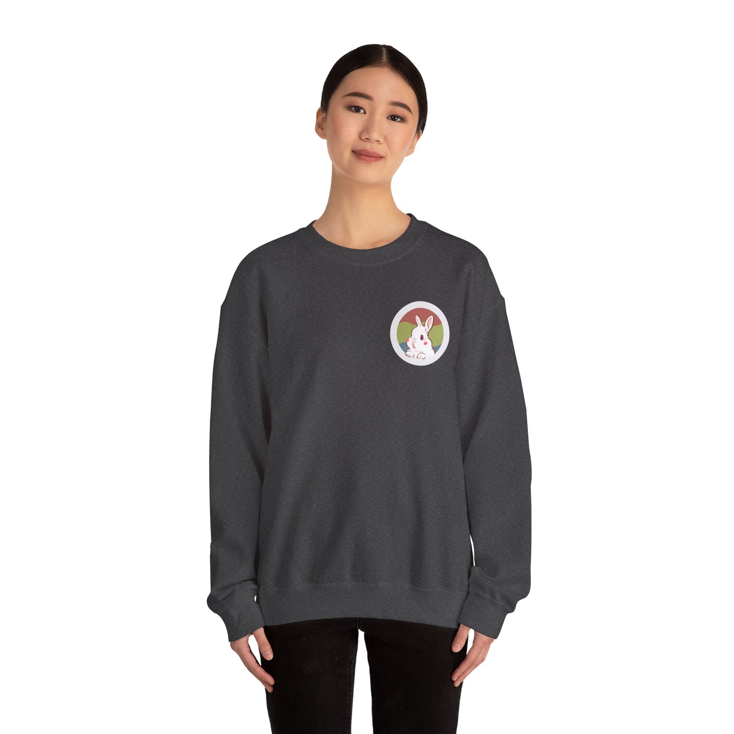 Bunny Unisex Crewneck Sweatshirt for Animal Lovers