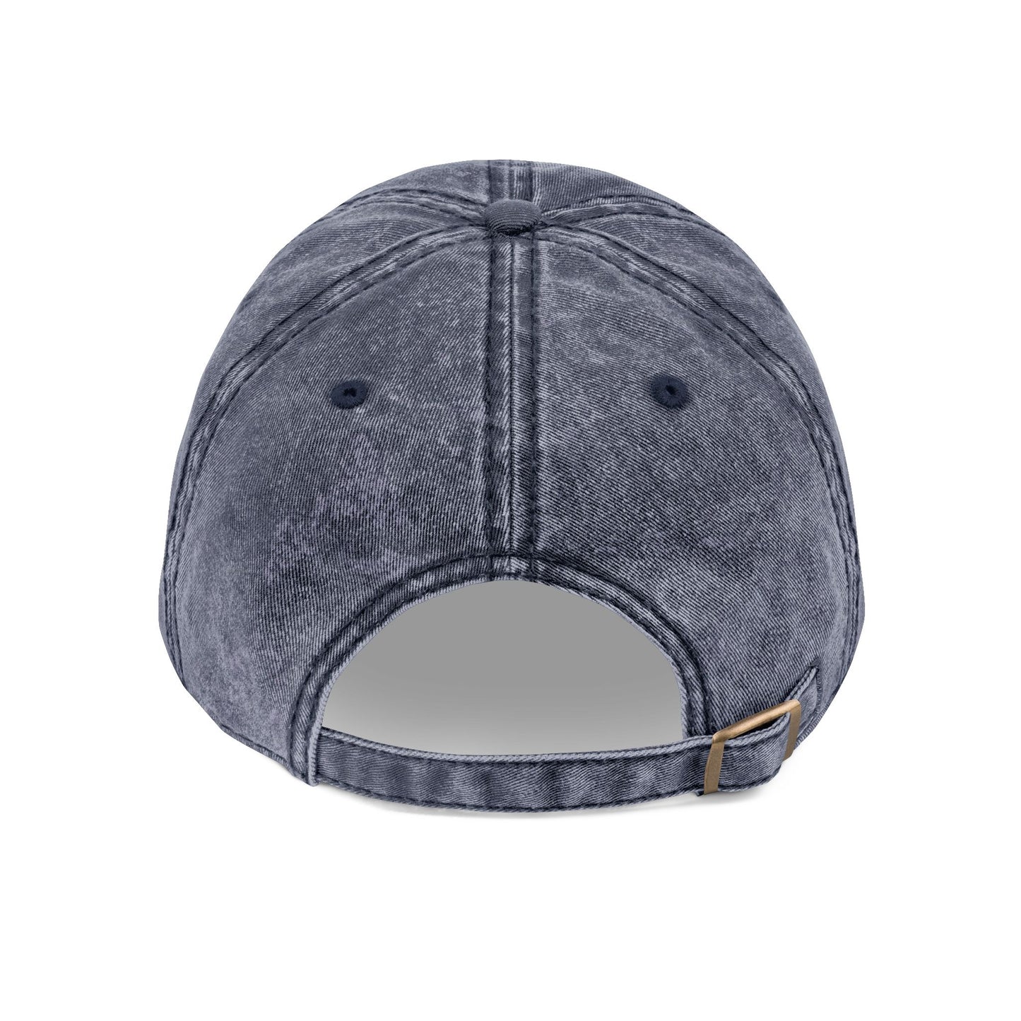 OAS Logo Vintage Embroidered Animal Rescue Cap - Grey Baseball Hat for Pet Lovers