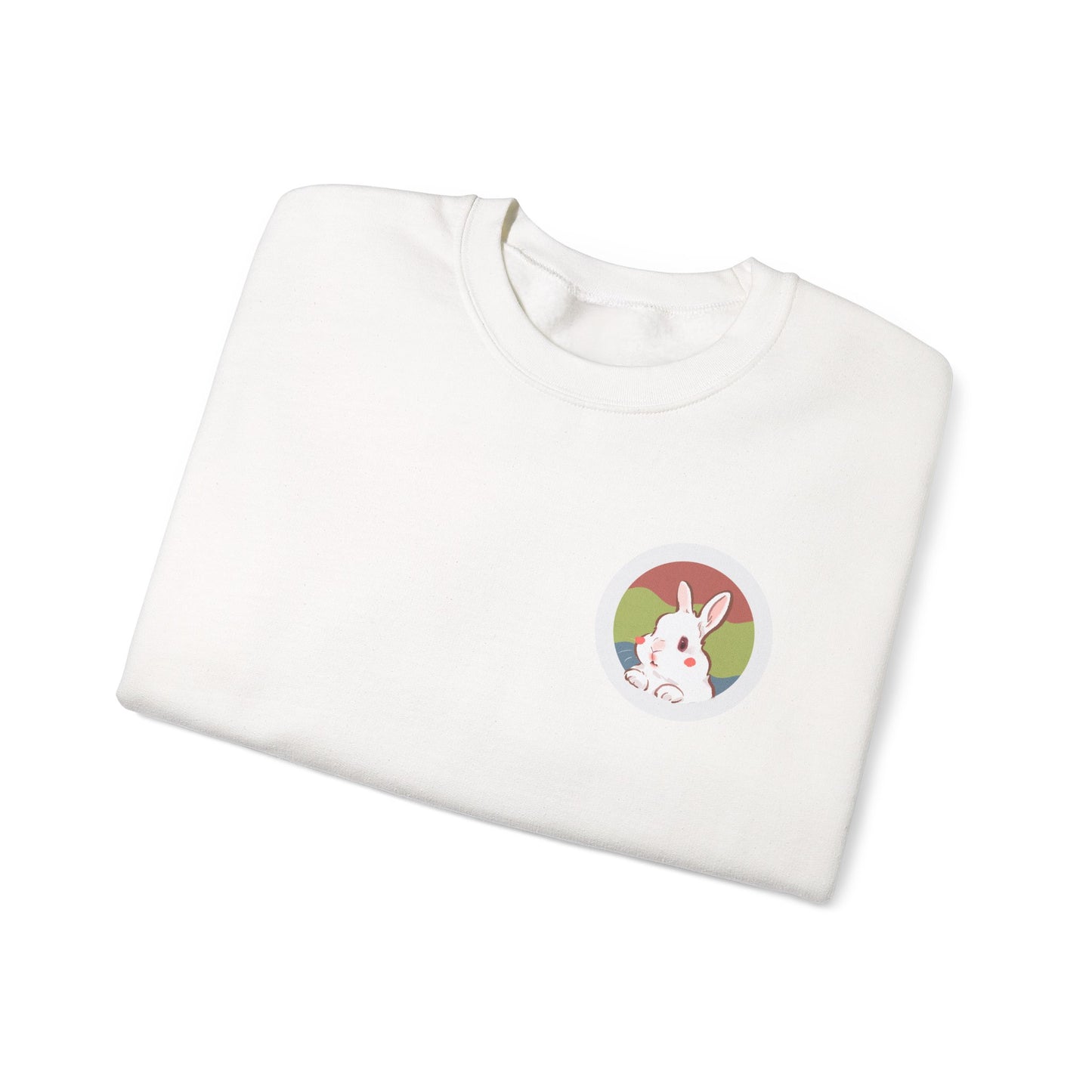 Bunny Unisex Crewneck Sweatshirt for Animal Lovers