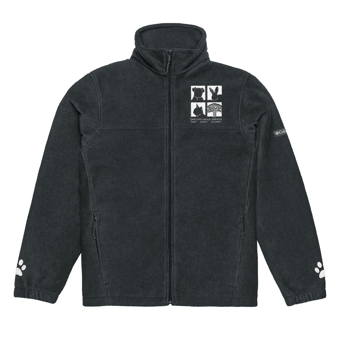 OAS Logo Unisex Columbia Fleece Jacket - Embroidered Outdoor Adventure Wear