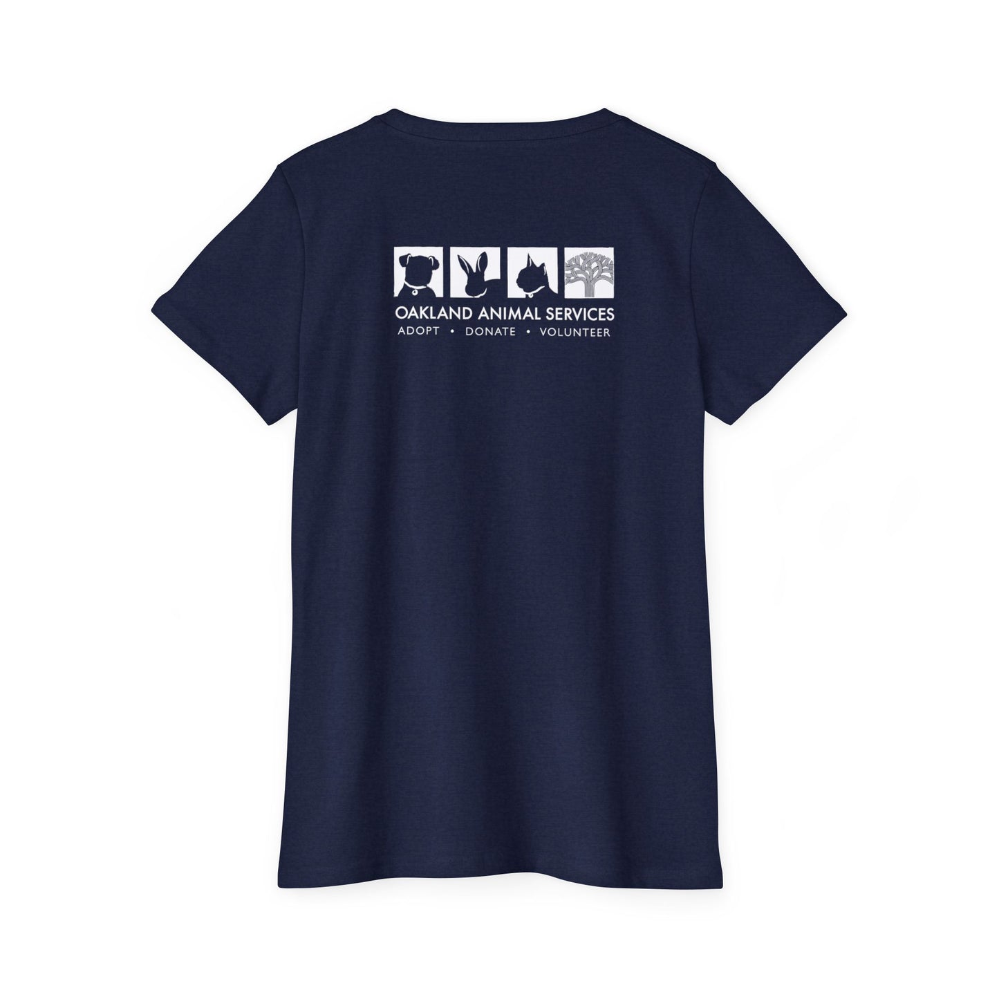 OAS Logo Back Printed Women's Organic Short Sleeve T-Shirt