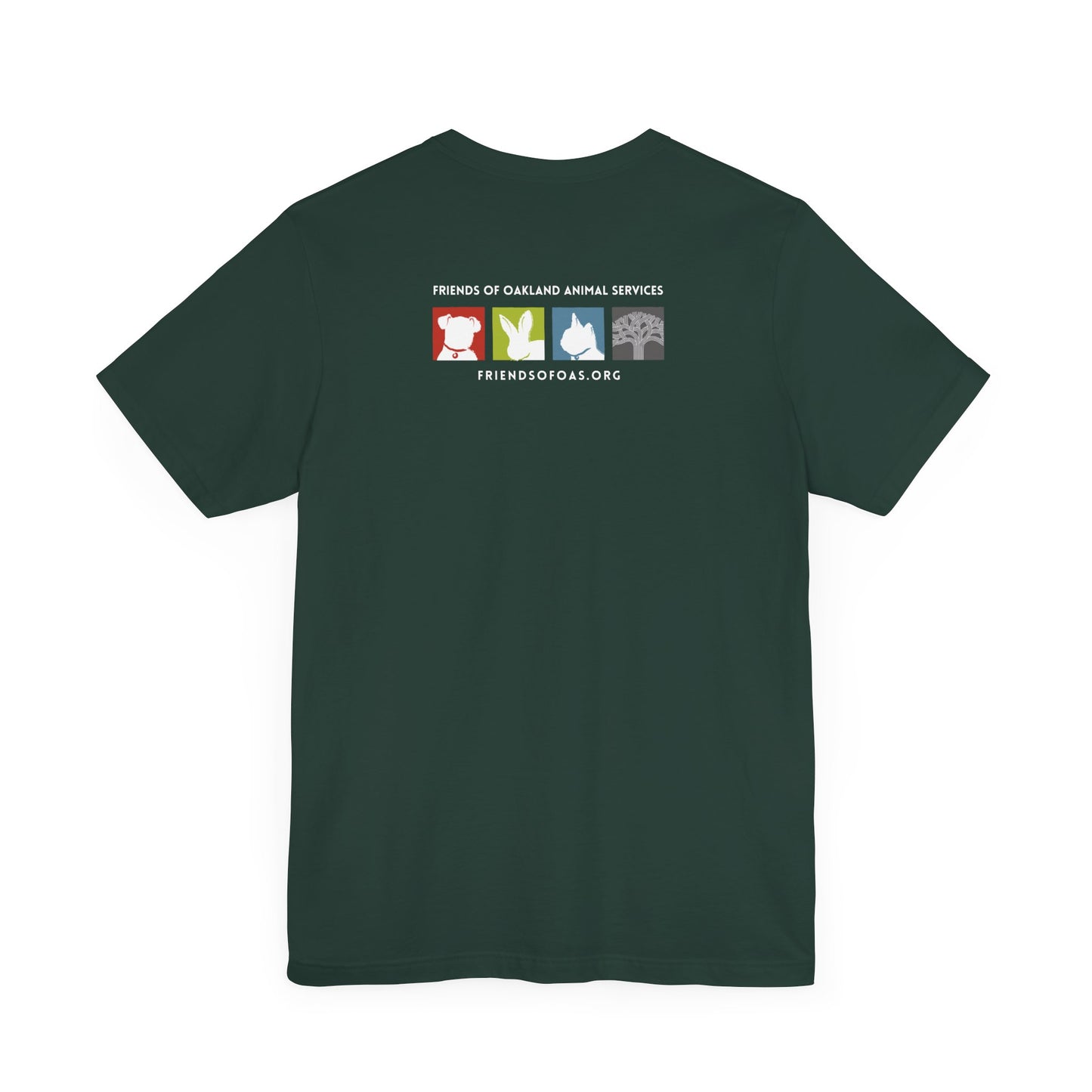 Baseball Friends of Oakland Animal Services Tee - Unisex Jersey Short Sleeve Animal Lovers Shirt