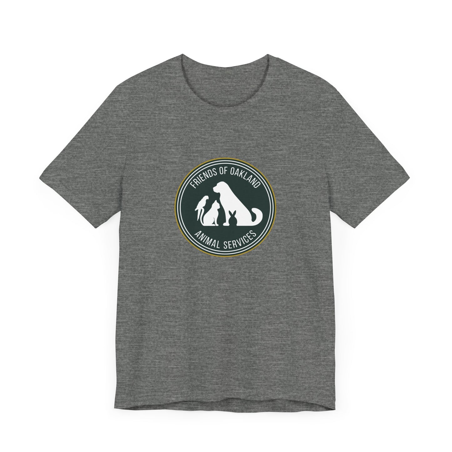 Baseball Friends of Oakland Animal Services Tee - Unisex Jersey Short Sleeve Animal Lovers Shirt