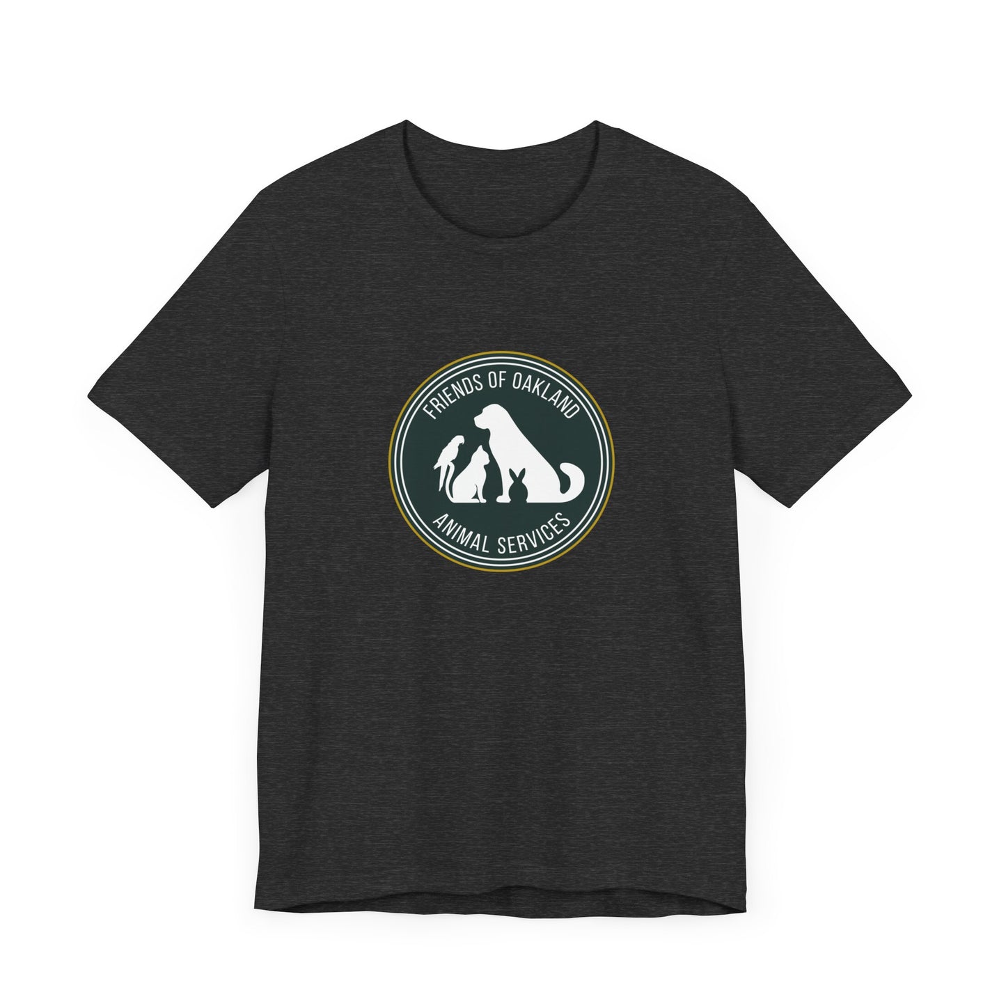 Baseball Friends of Oakland Animal Services Tee - Unisex Jersey Short Sleeve Animal Lovers Shirt