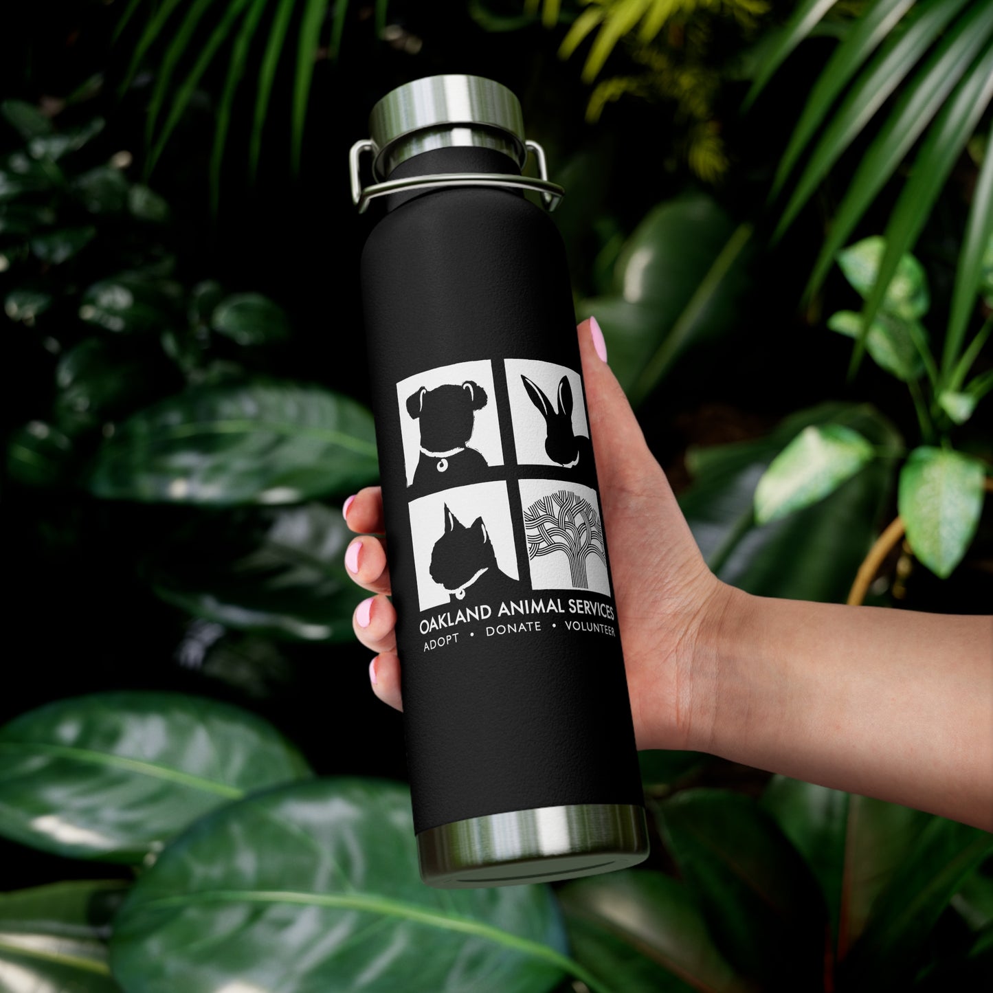 OAS Logo Copper Vacuum Insulated Bottle, 22oz