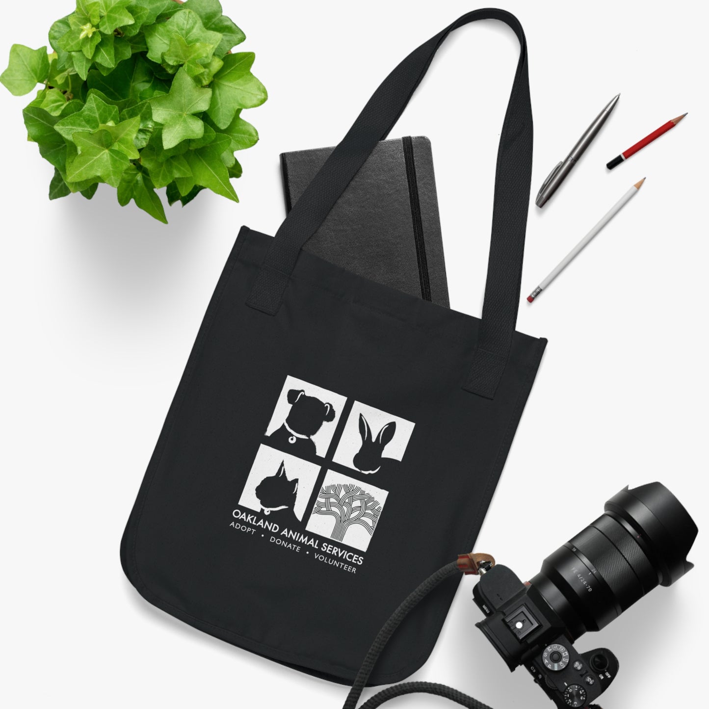 OAS Logo Organic Canvas Tote Bag