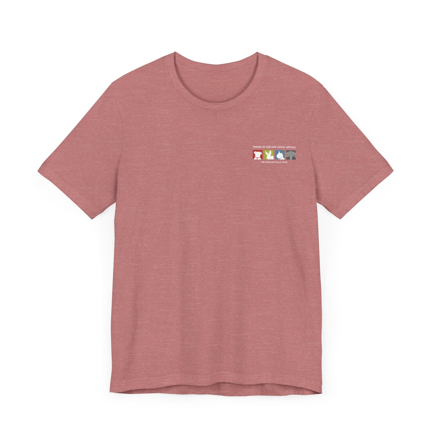 Back- Printed Pawsitively Oakland Unisex Short Sleeve