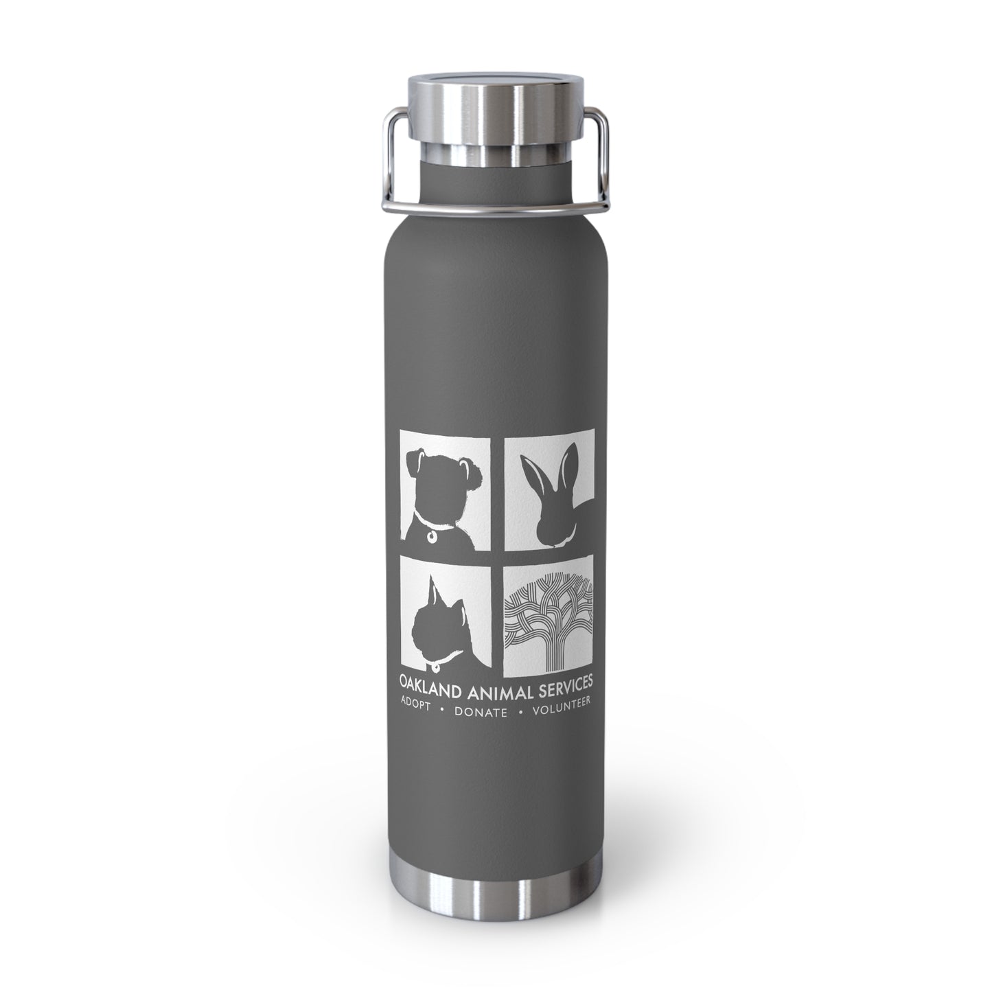 OAS Logo Copper Vacuum Insulated Bottle, 22oz