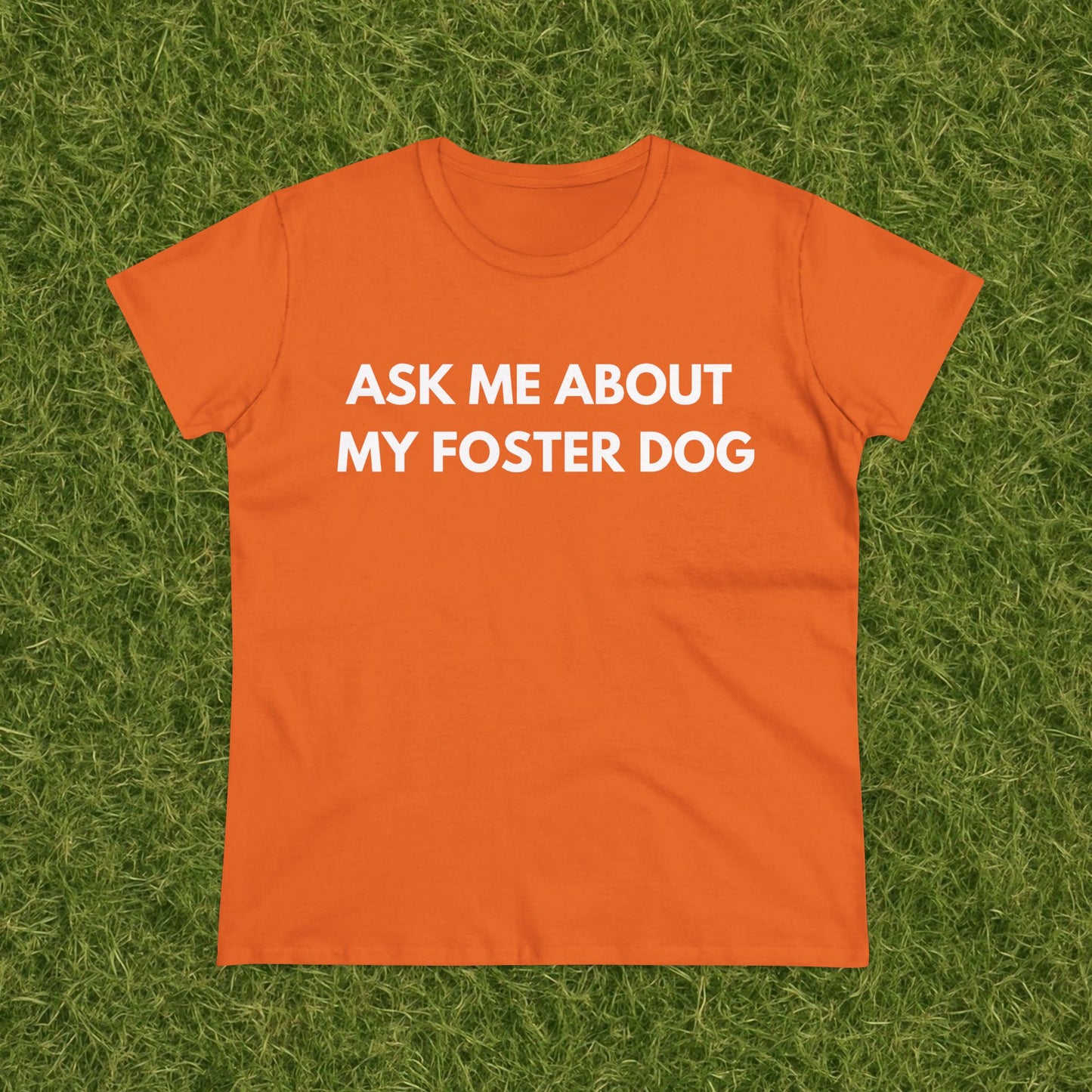 Ask Me -- Women's Midweight Cotton Tee