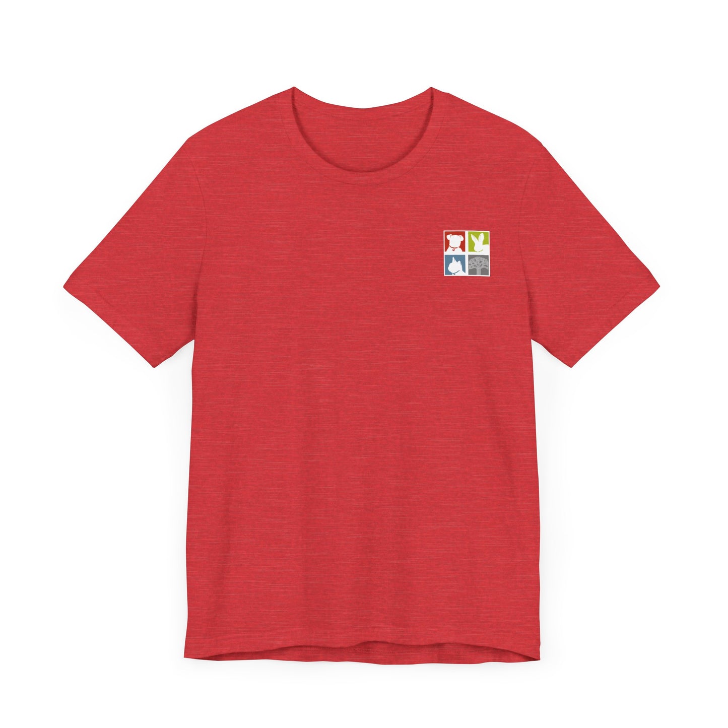 FOAS Pets Back Printed Cotton Jersey Tee