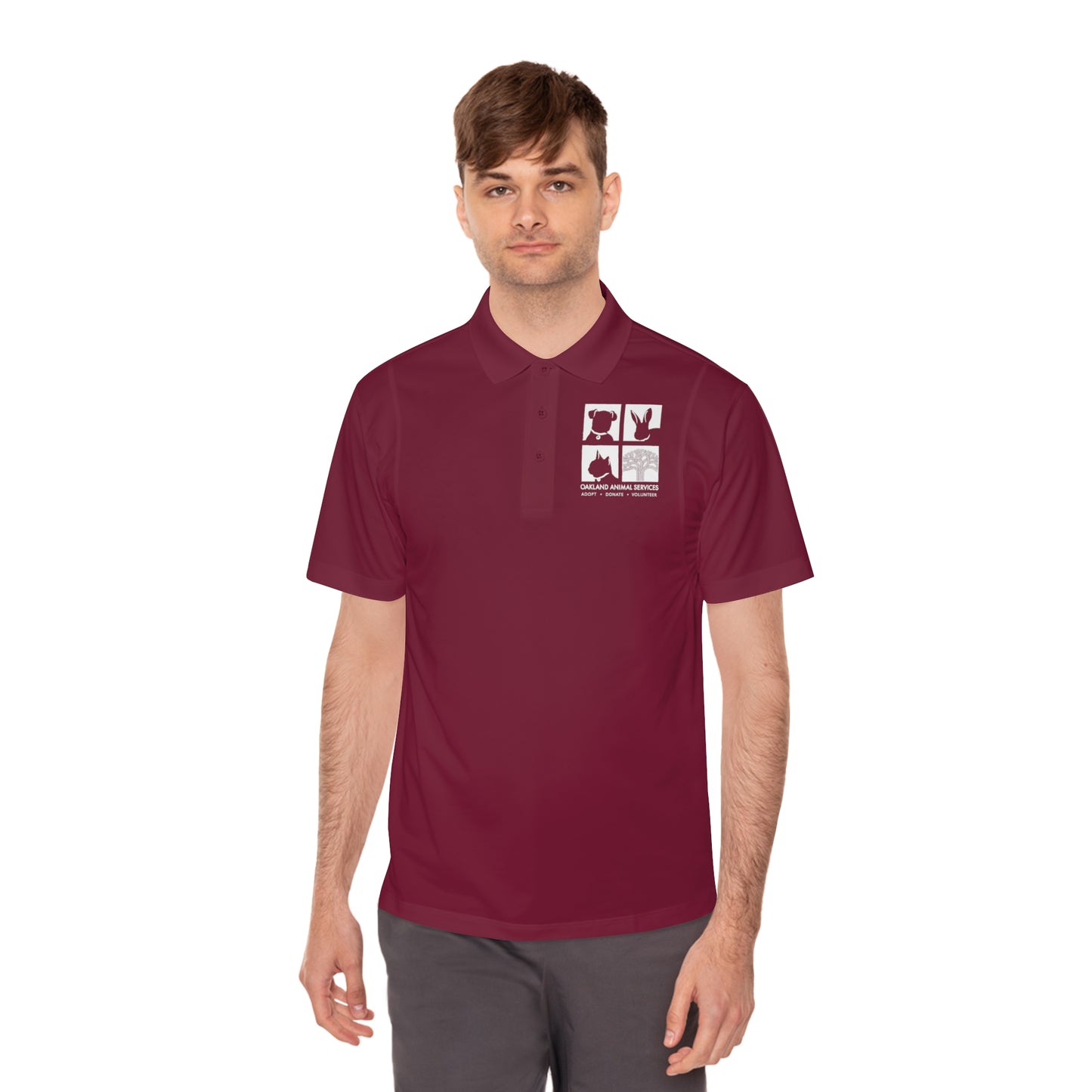 OAS Logo Men's Sport Polo Shirt