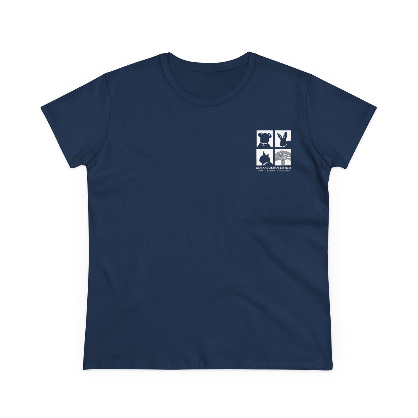 Cat Love - Women's Cotton Cat Rescue Back Printed Tee - Support Animal Services