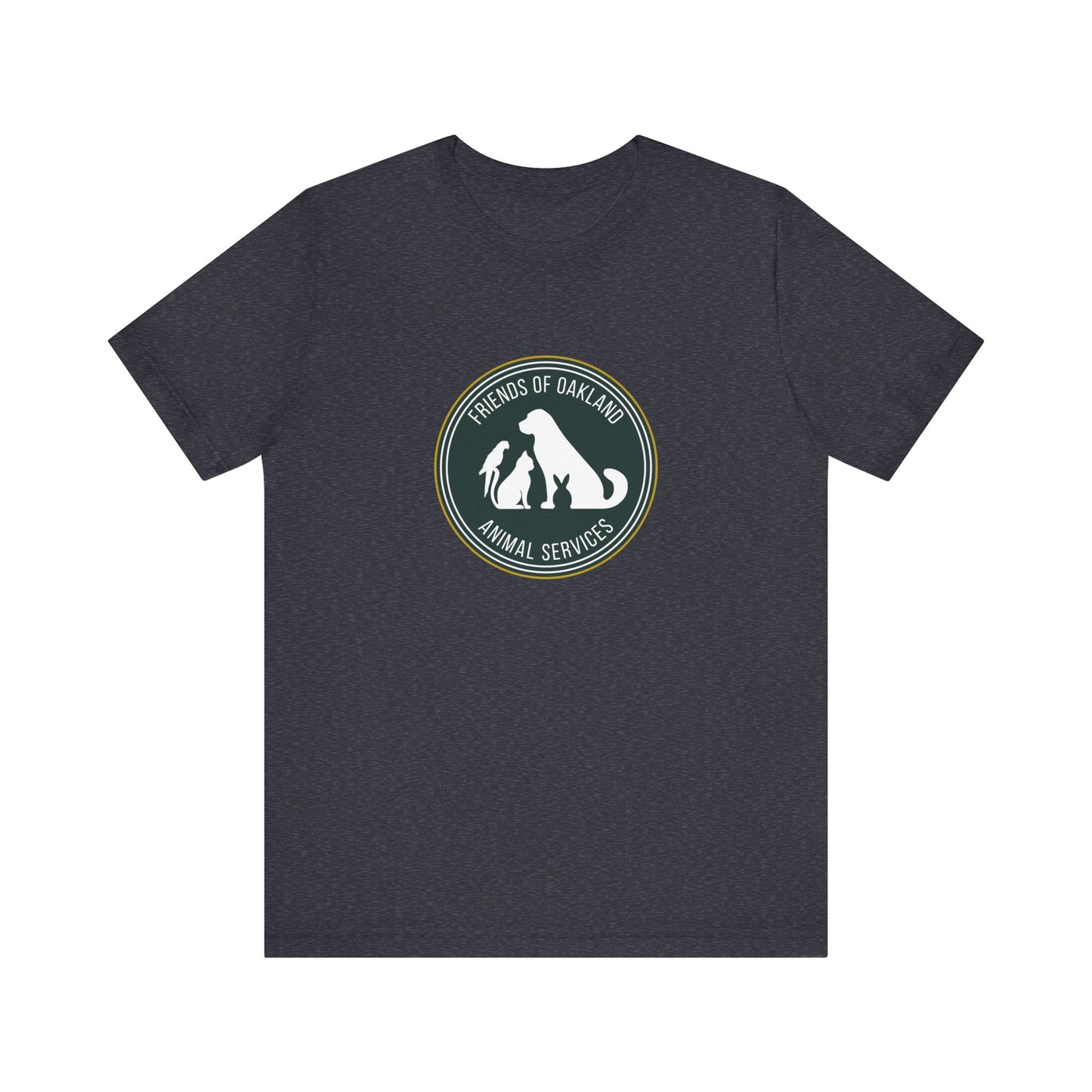 Baseball Friends of Oakland Animal Services Tee - Unisex Jersey Short Sleeve Animal Lovers Shirt
