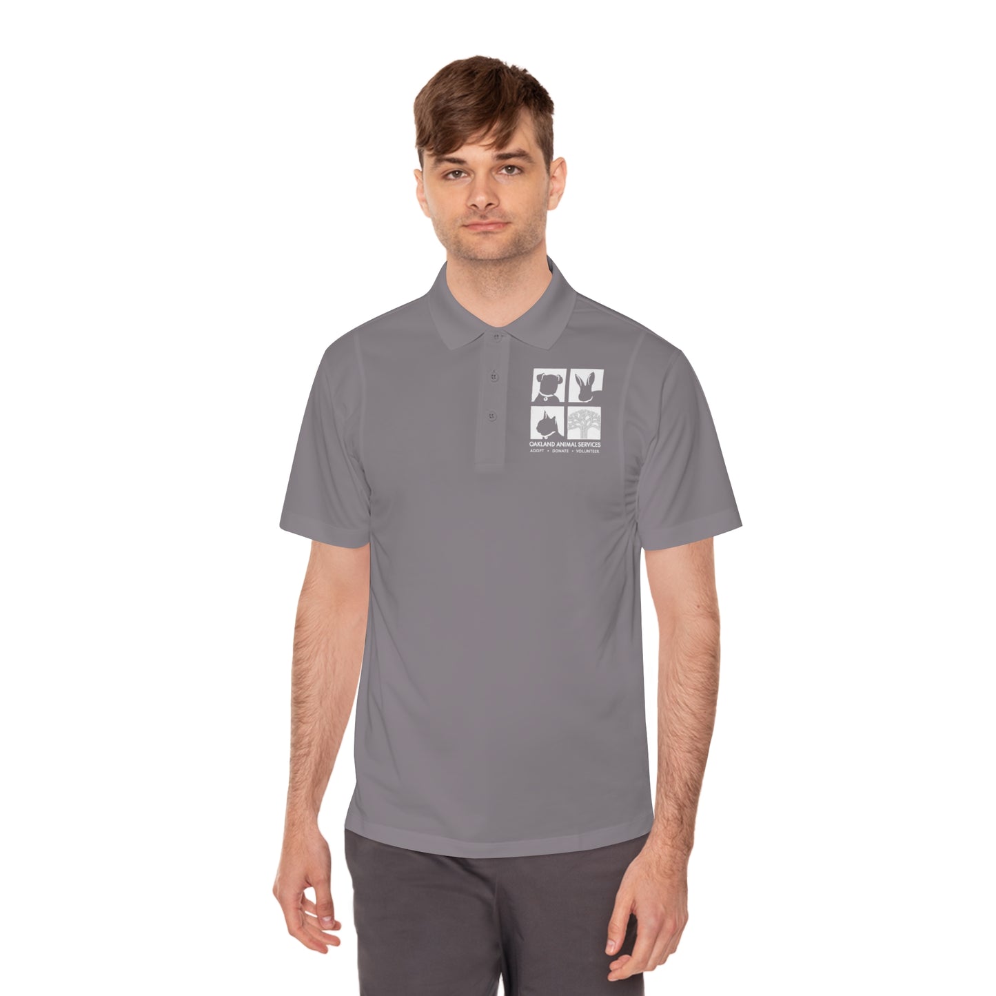 OAS Logo Men's Sport Polo Shirt