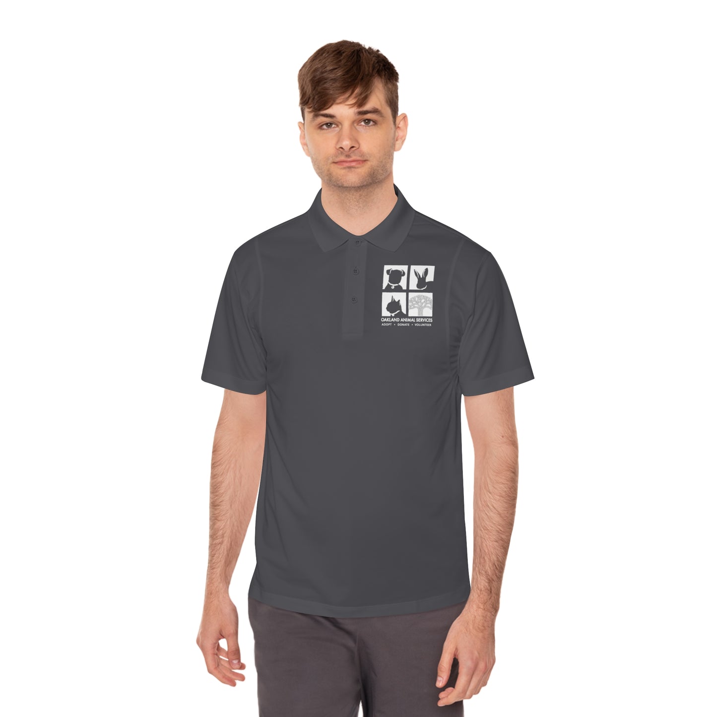 OAS Logo Men's Sport Polo Shirt