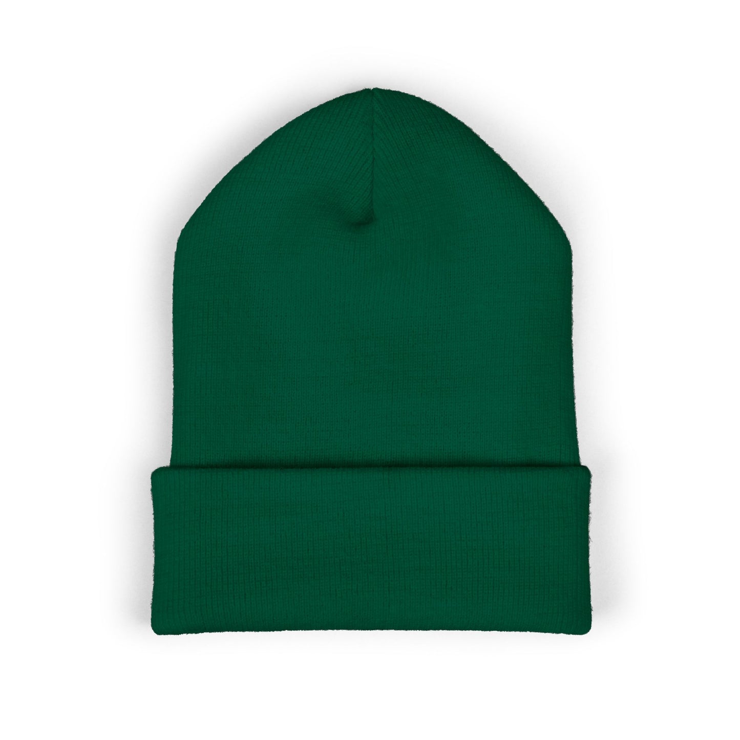 OAS Custom Embroidered Classic Cuffed Beanie - Bright Yellow Paw Print Design