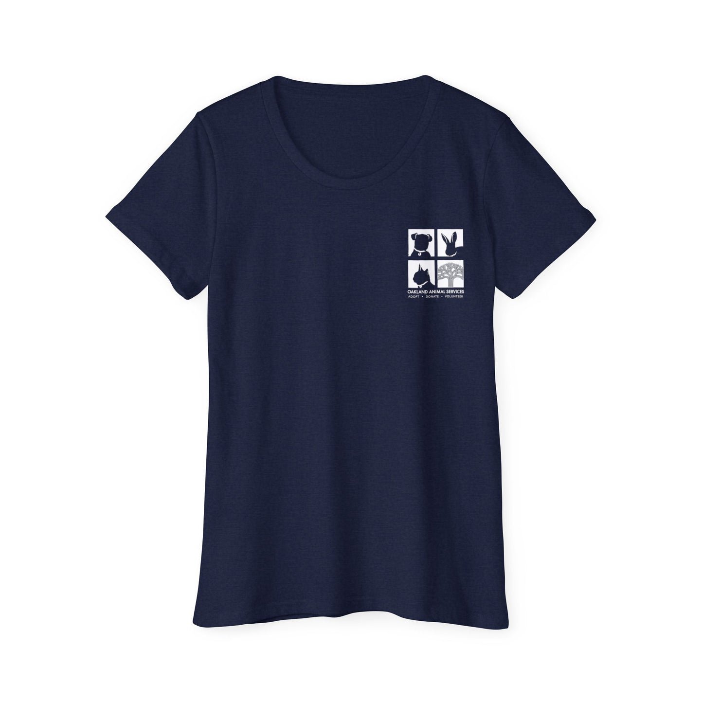 Spay and Neuter Back Printed Women's Organic Short Sleeve T-Shirt
