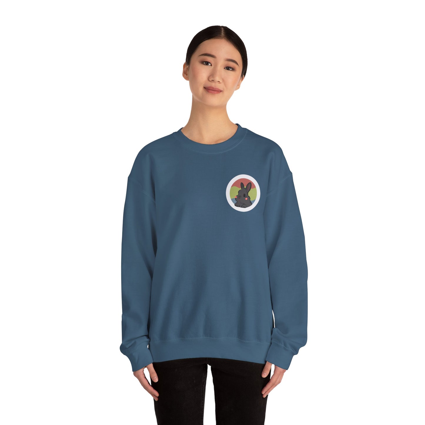 Bunny Unisex Crewneck Sweatshirt for Animal Lovers