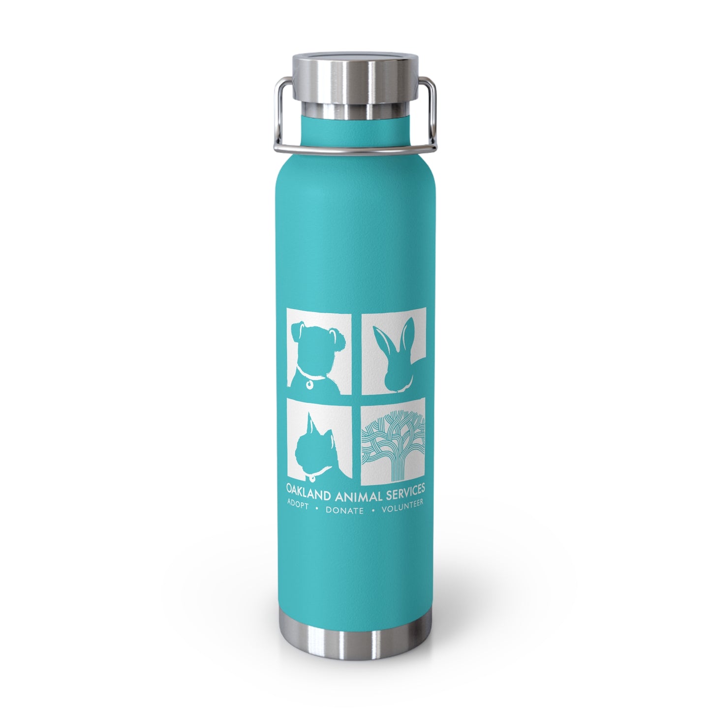 OAS Logo Copper Vacuum Insulated Bottle, 22oz