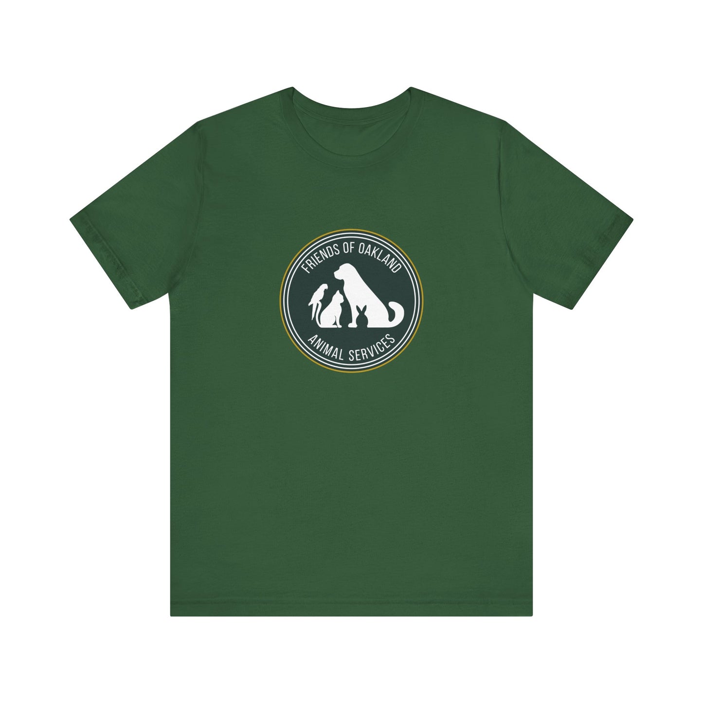 Baseball Friends of Oakland Animal Services Tee - Unisex Jersey Short Sleeve Animal Lovers Shirt