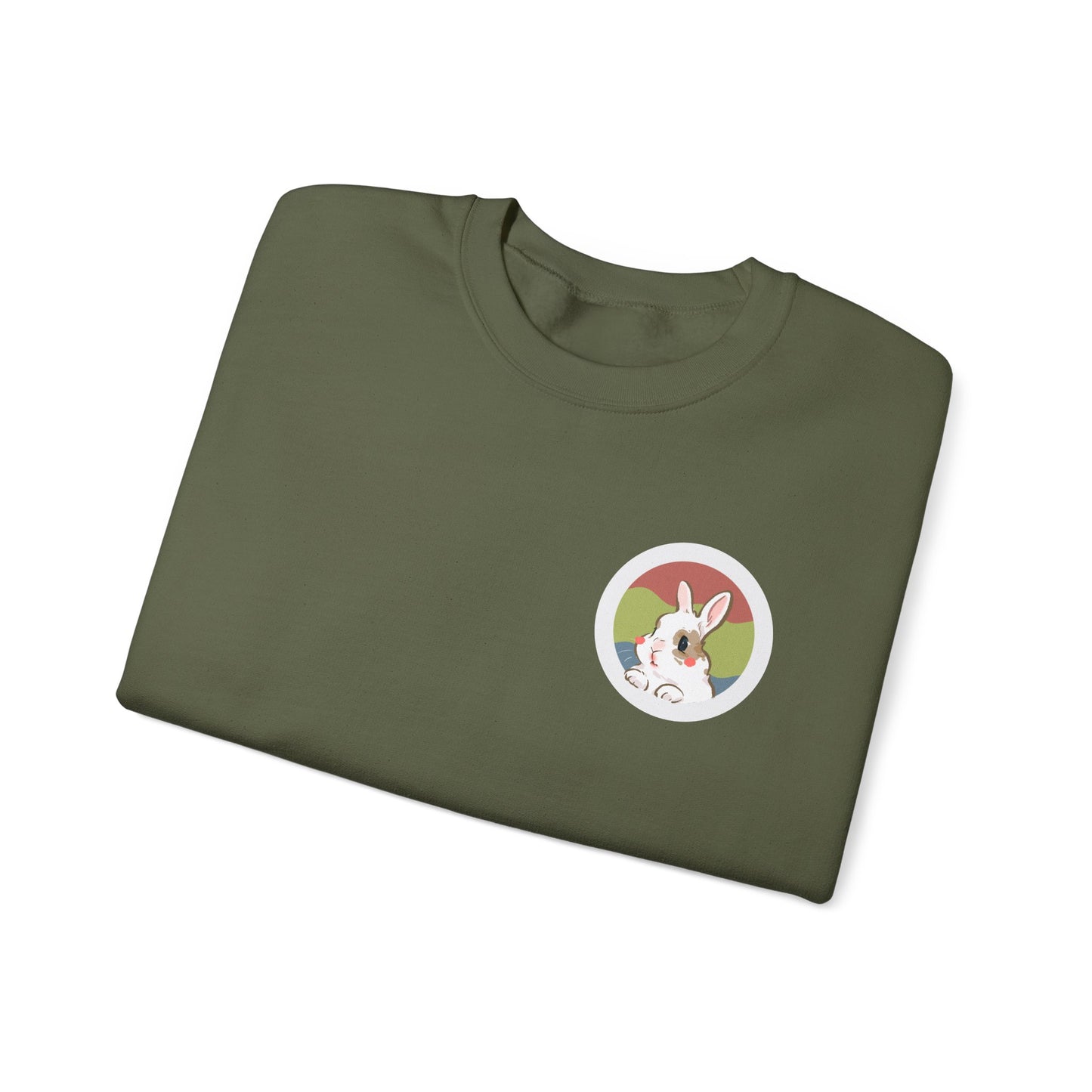 Bunny Unisex Crewneck Sweatshirt for Animal Lovers