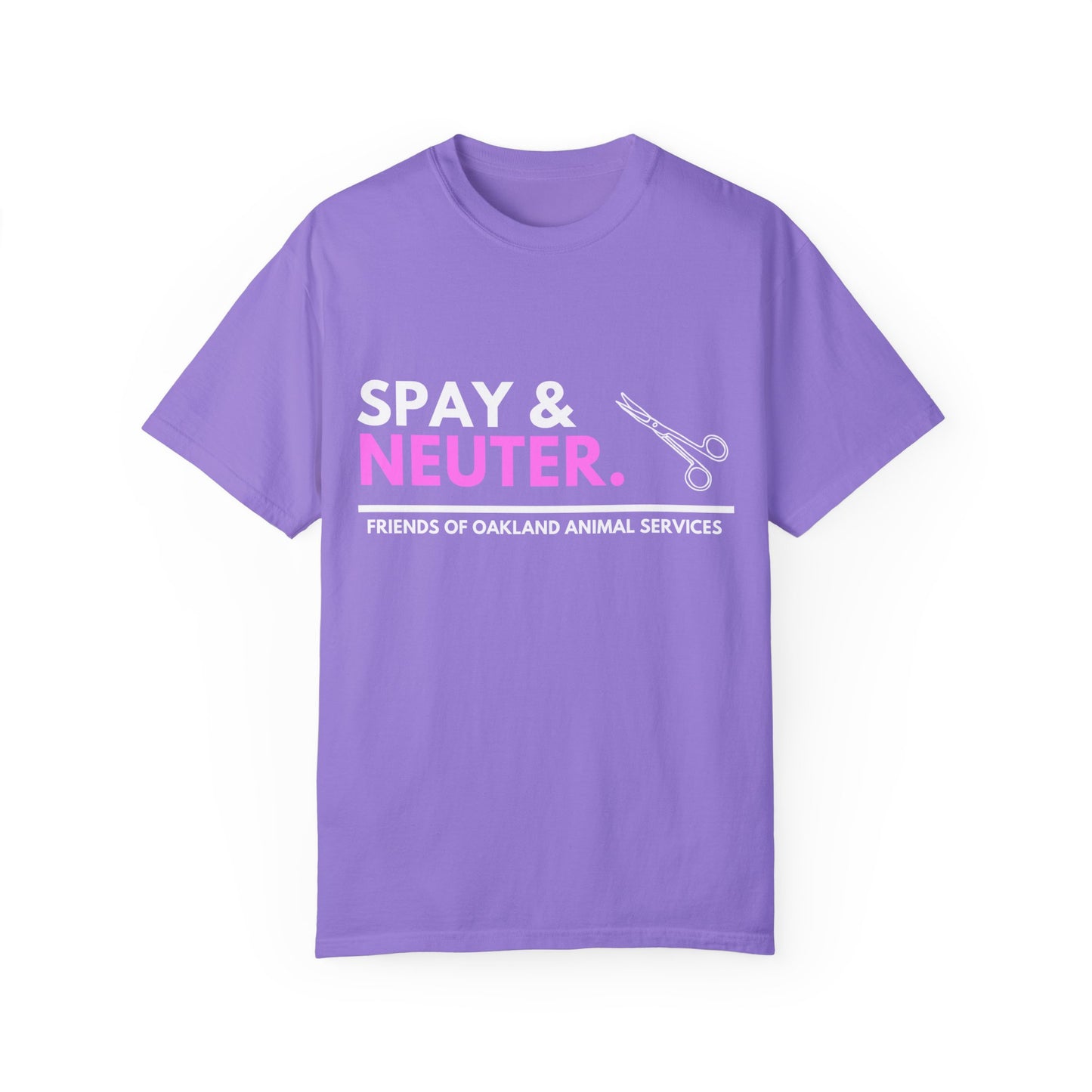 Spay & Neuter - Unisex Garment Dyed T-Shirt