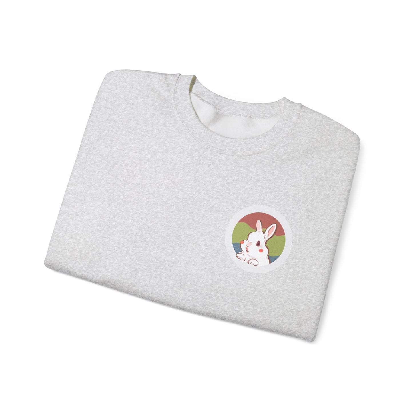 Bunny Unisex Crewneck Sweatshirt for Animal Lovers