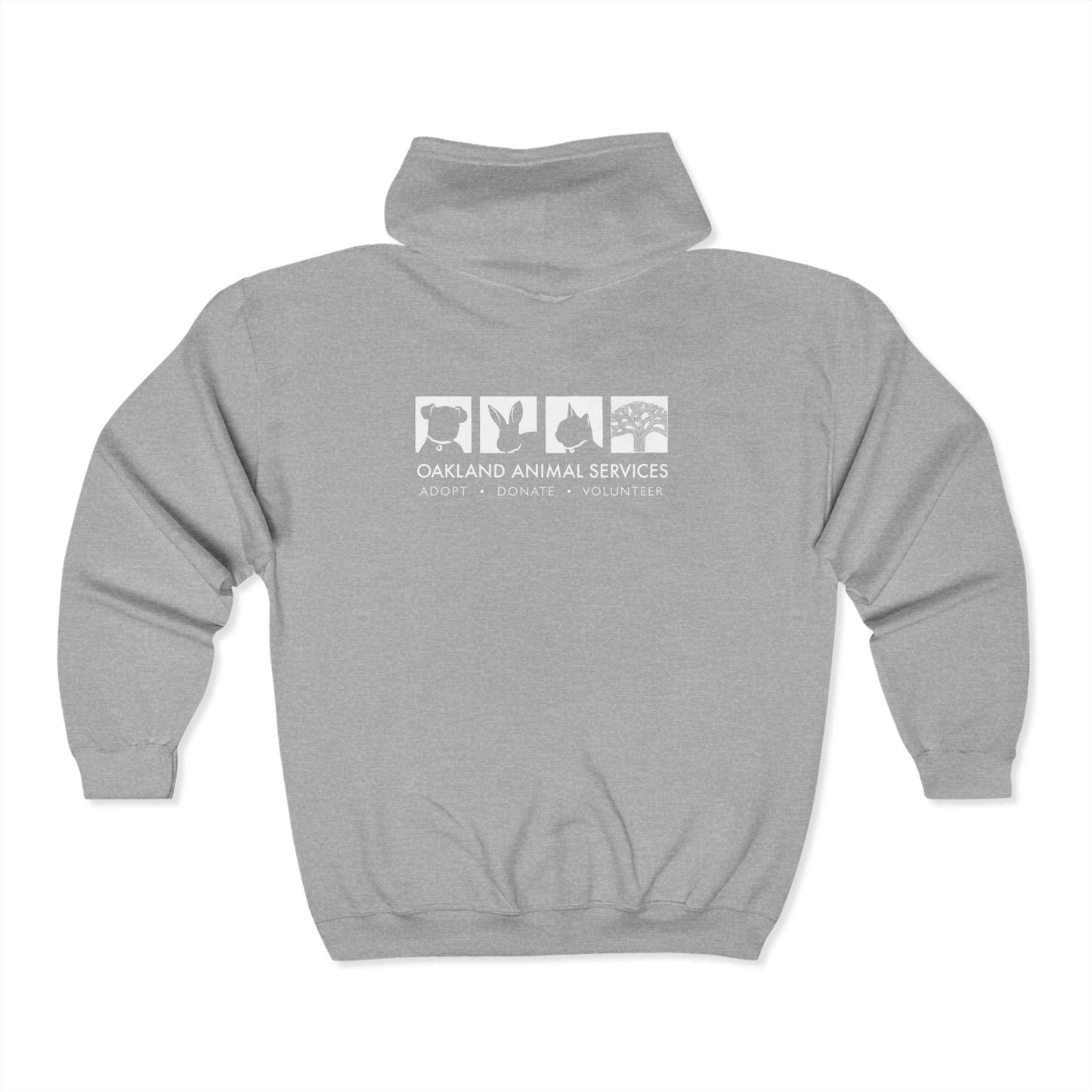 OAS Logo Unisex Heavy Blend™ Full Zip Hooded Sweatshirt