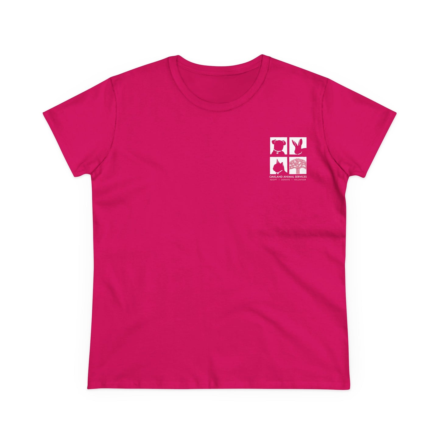 Cat Love - Women's Cotton Cat Rescue Back Printed Tee - Support Animal Services