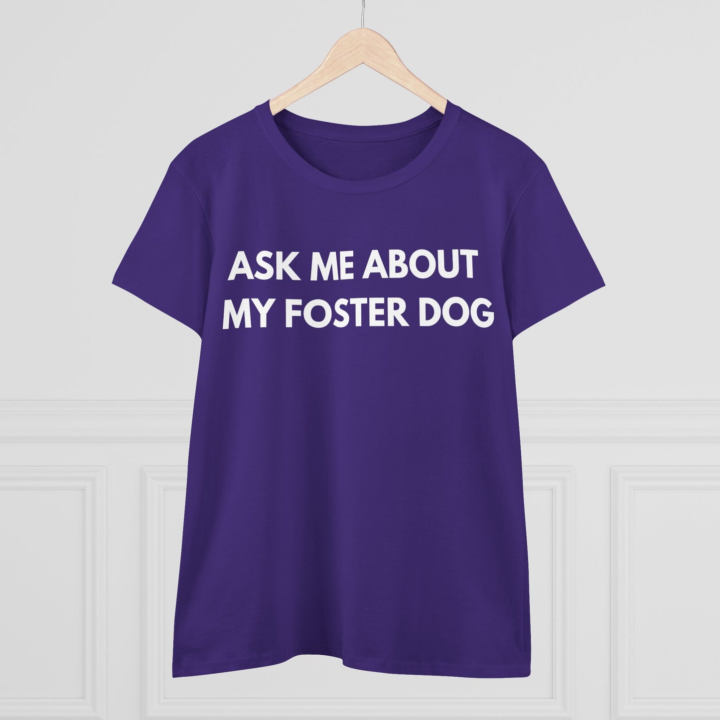Ask Me -- Women's Midweight Cotton Tee